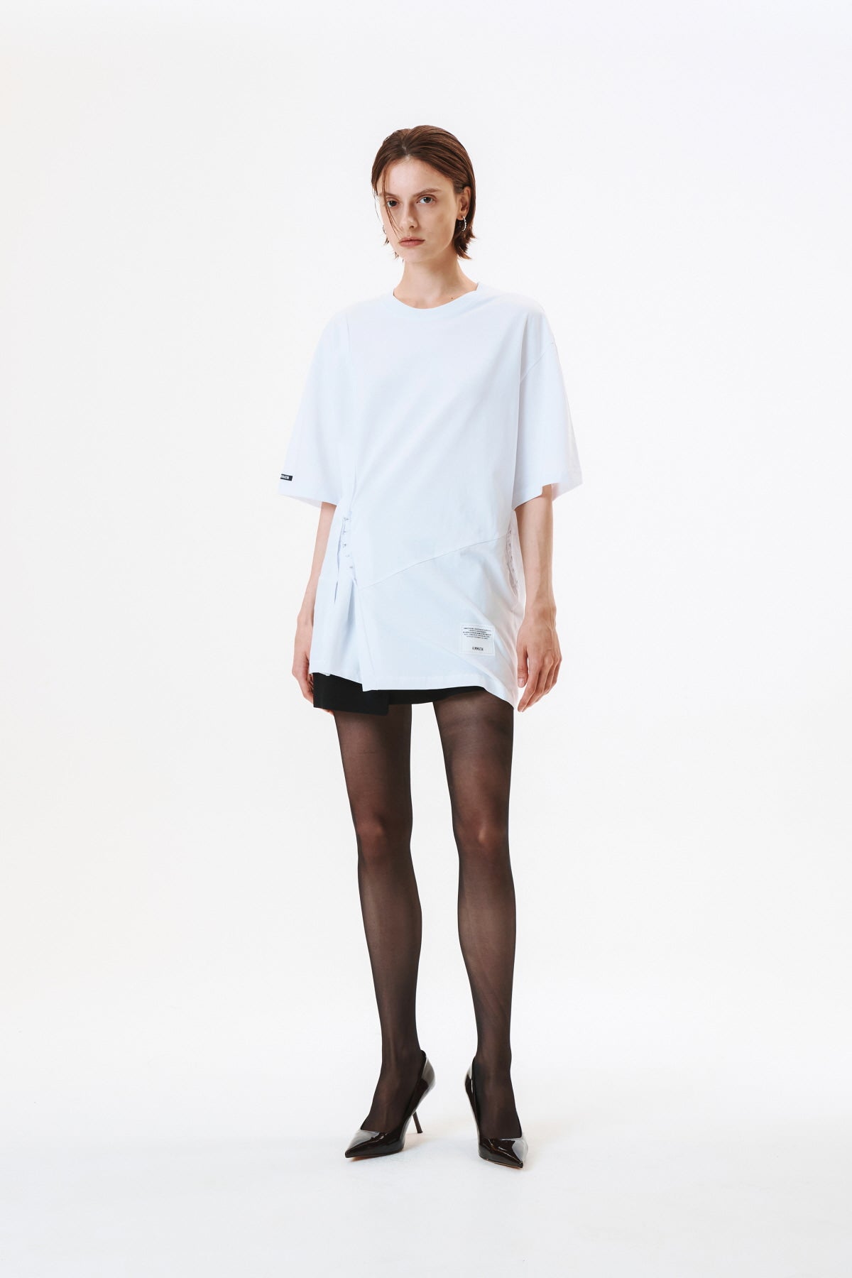 Matinkim Hook And Eye Point Two Way Top IN White
