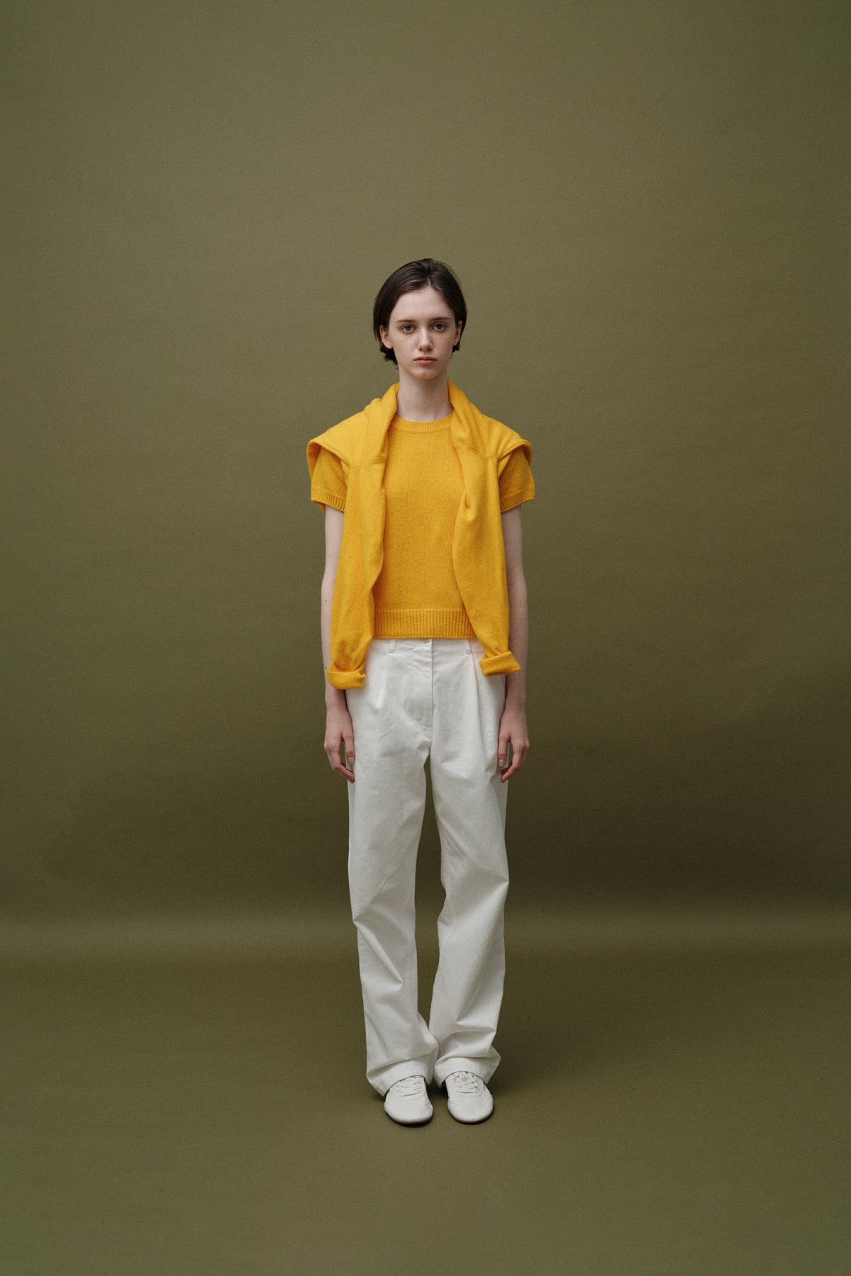 Nothing Written Puno short sleeve knit (Amber)