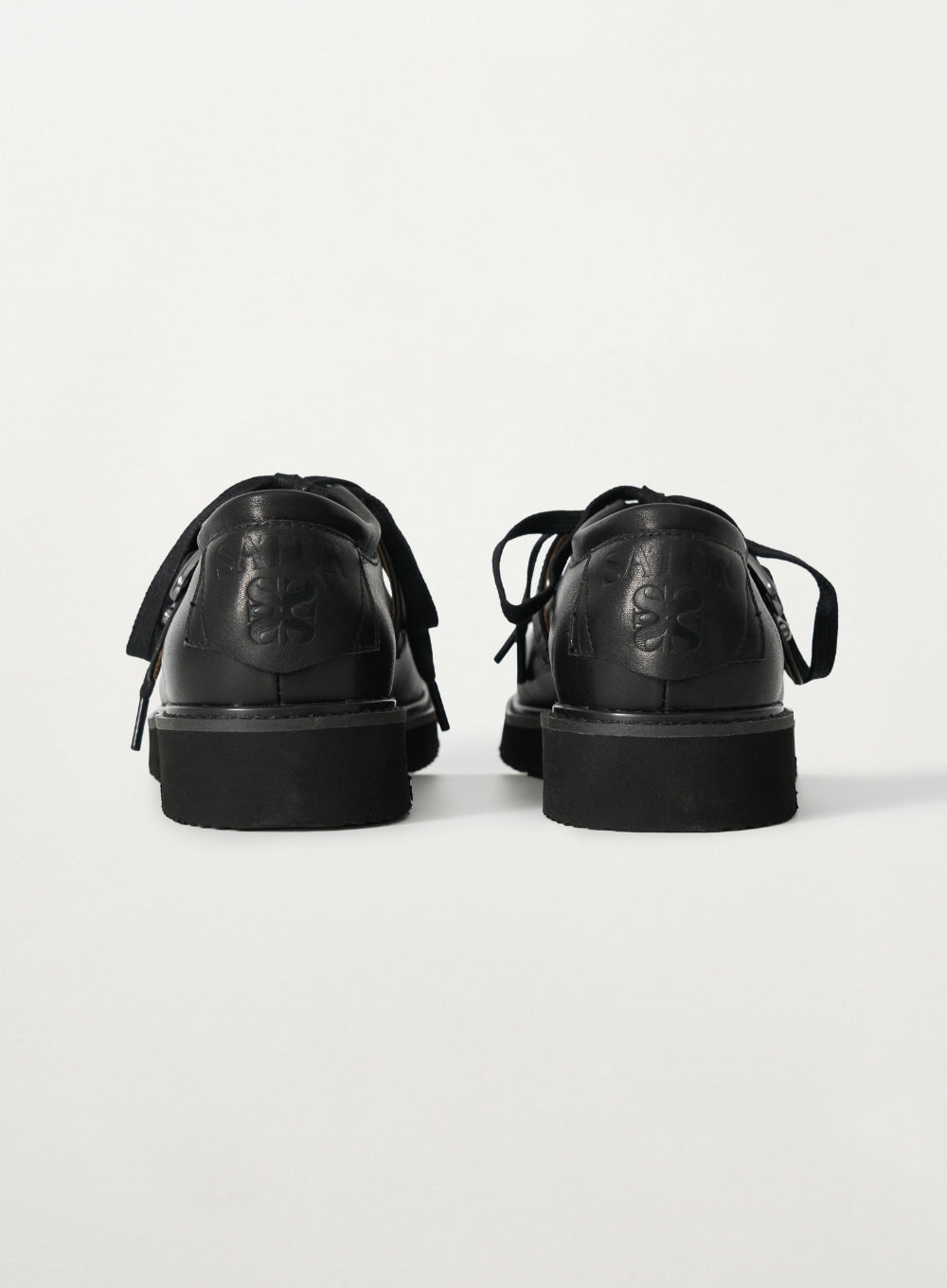 Satur Luna Strap Mary Jane Loafer - Black