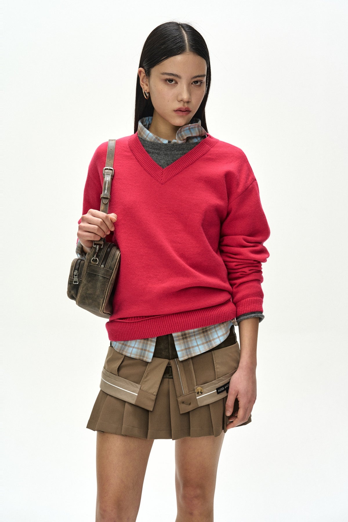 Andersson Bell Unisex Layered V-Neck Sweater