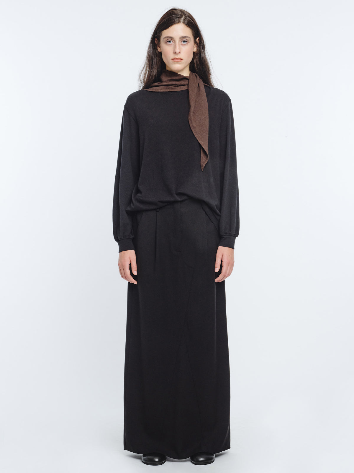 Margesherwood Soft Jersey Scarf brown