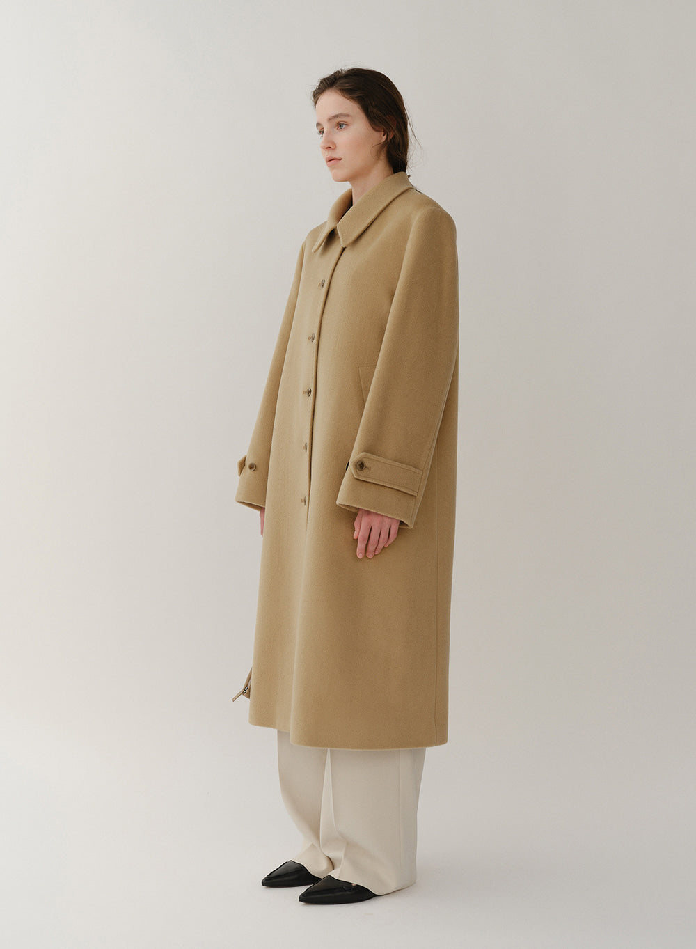 Kindersalmon Courie Coat Oat Latte
