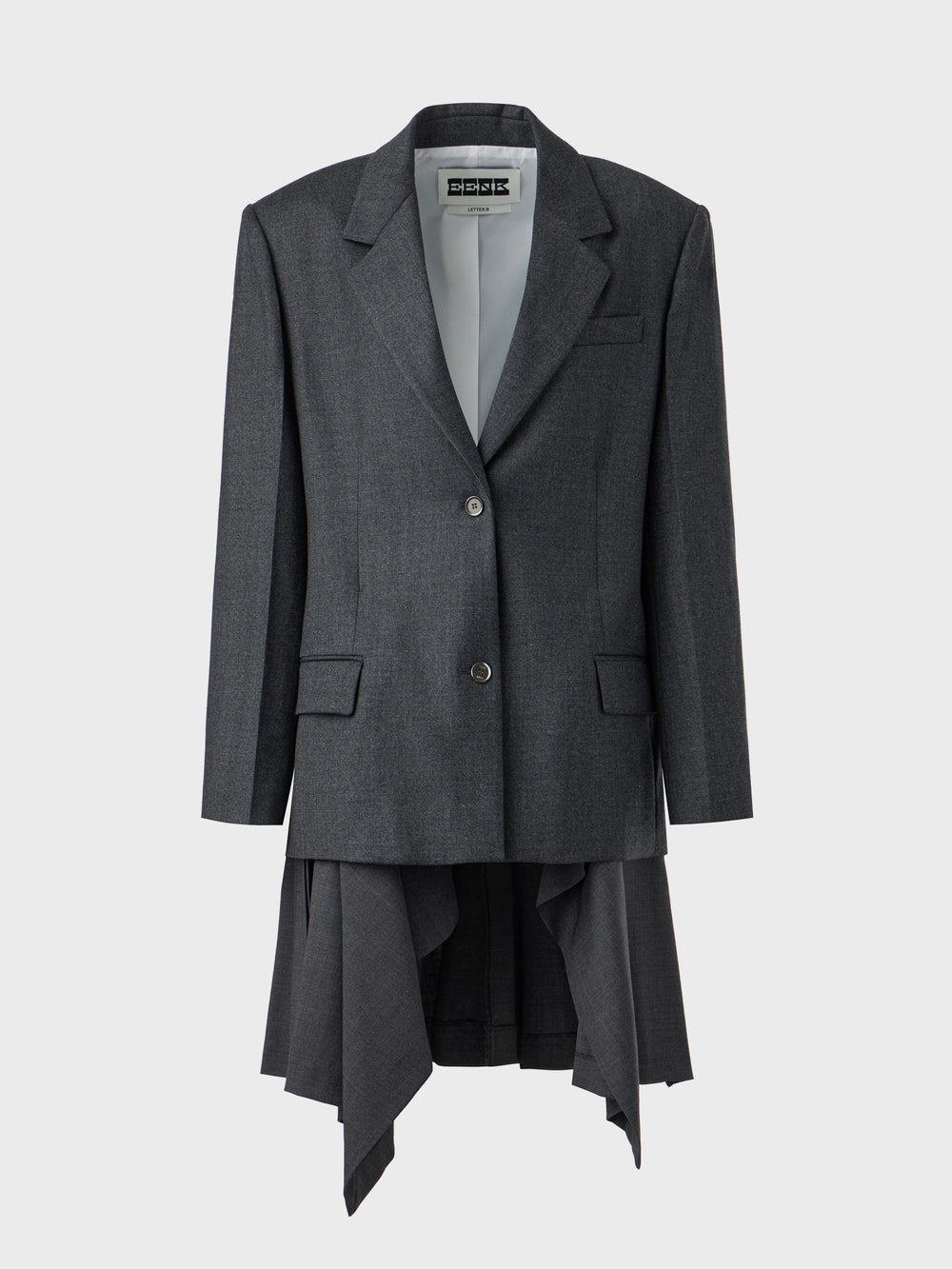 EENK Transformable Single Blazer - Gray
