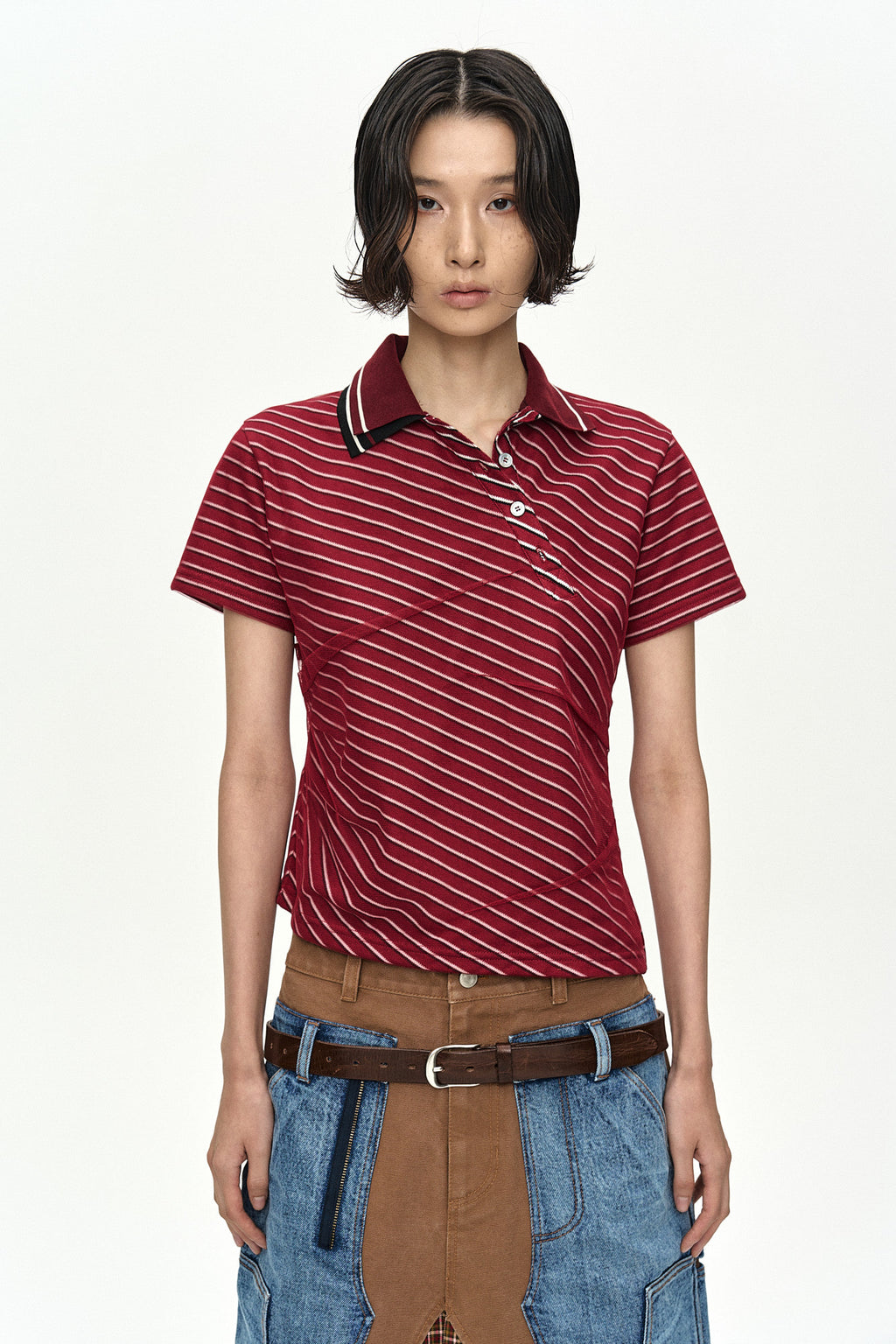 Andersson Bell Twisted PK Polo Top