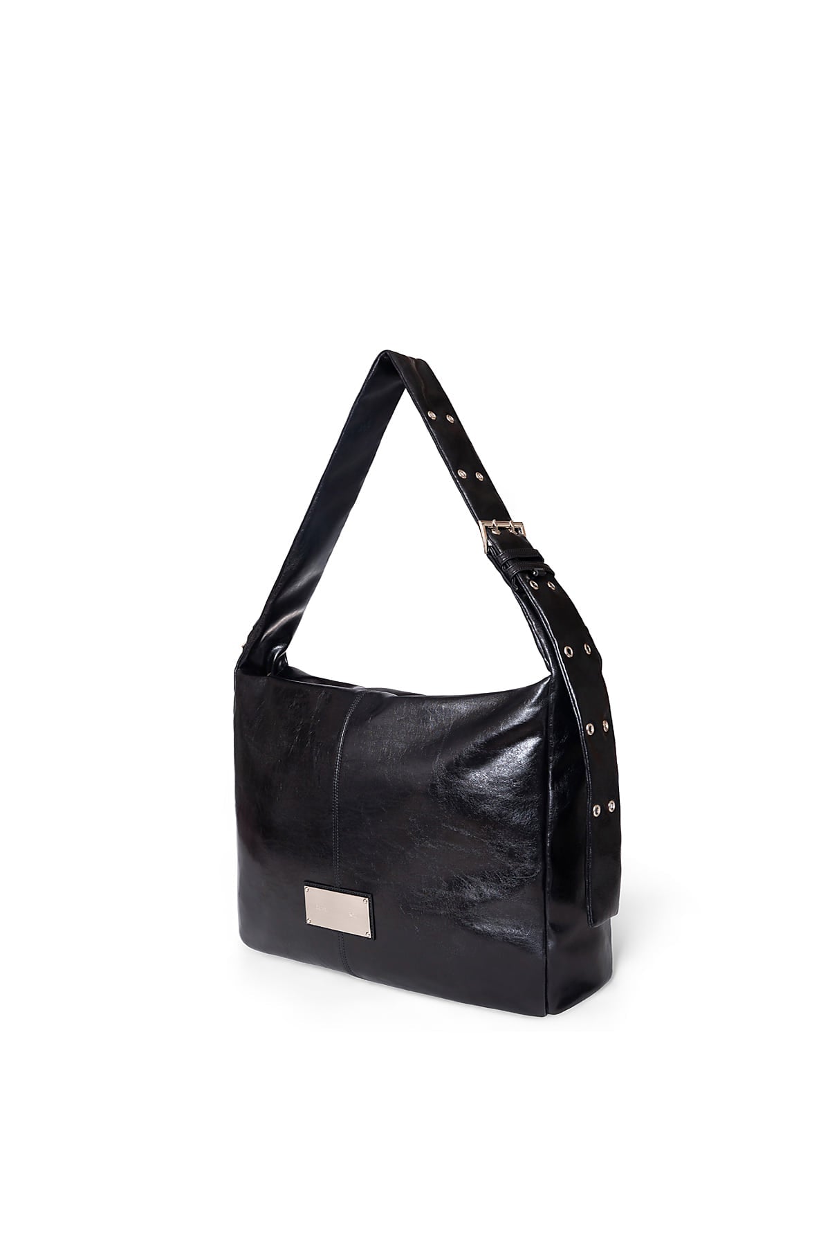 Matinkim Padded Eyelet Big Bag IN Black