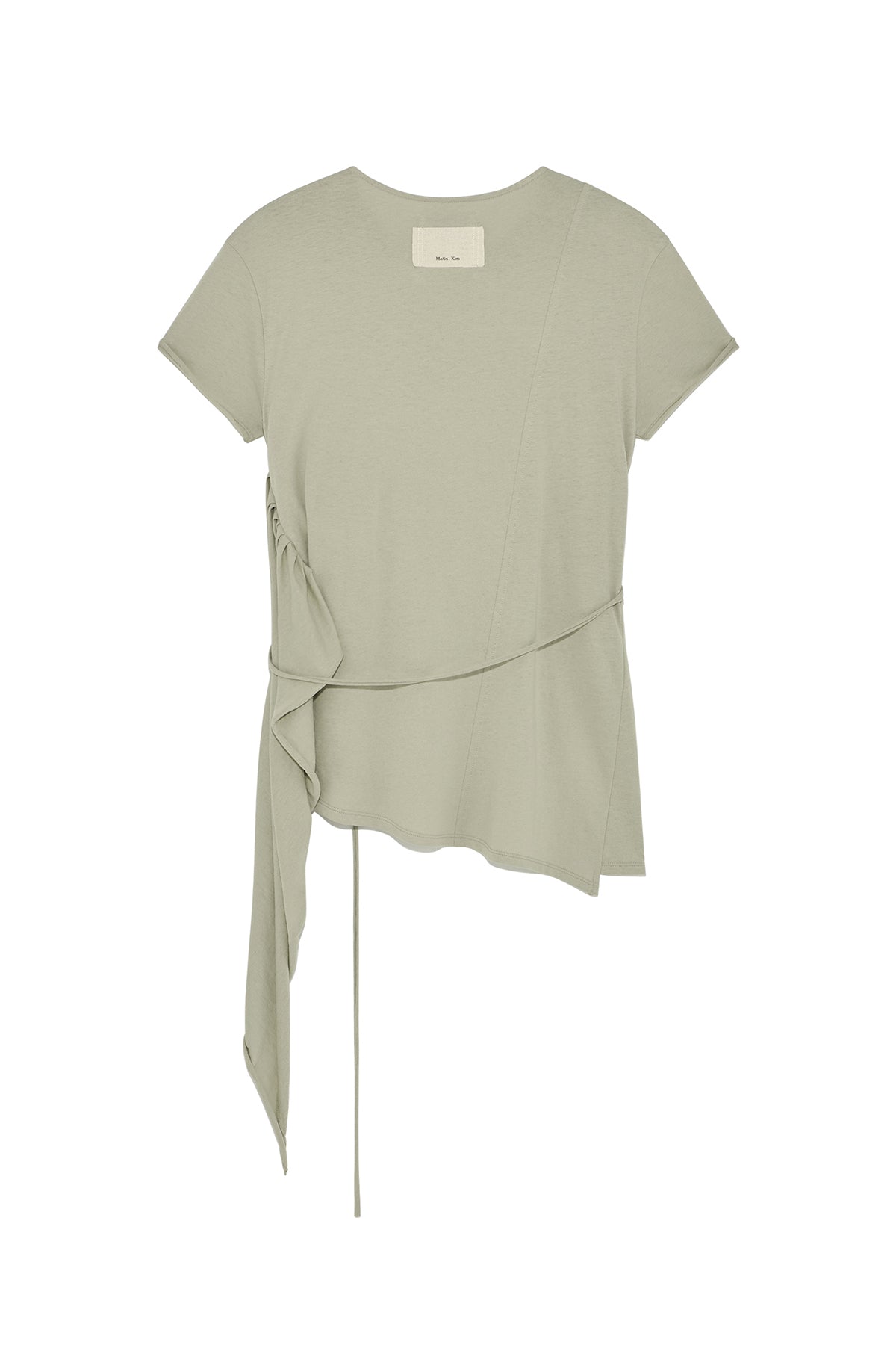 [matinkim] TIED DETAIL STRING TOP IN LIGHT KHAKI