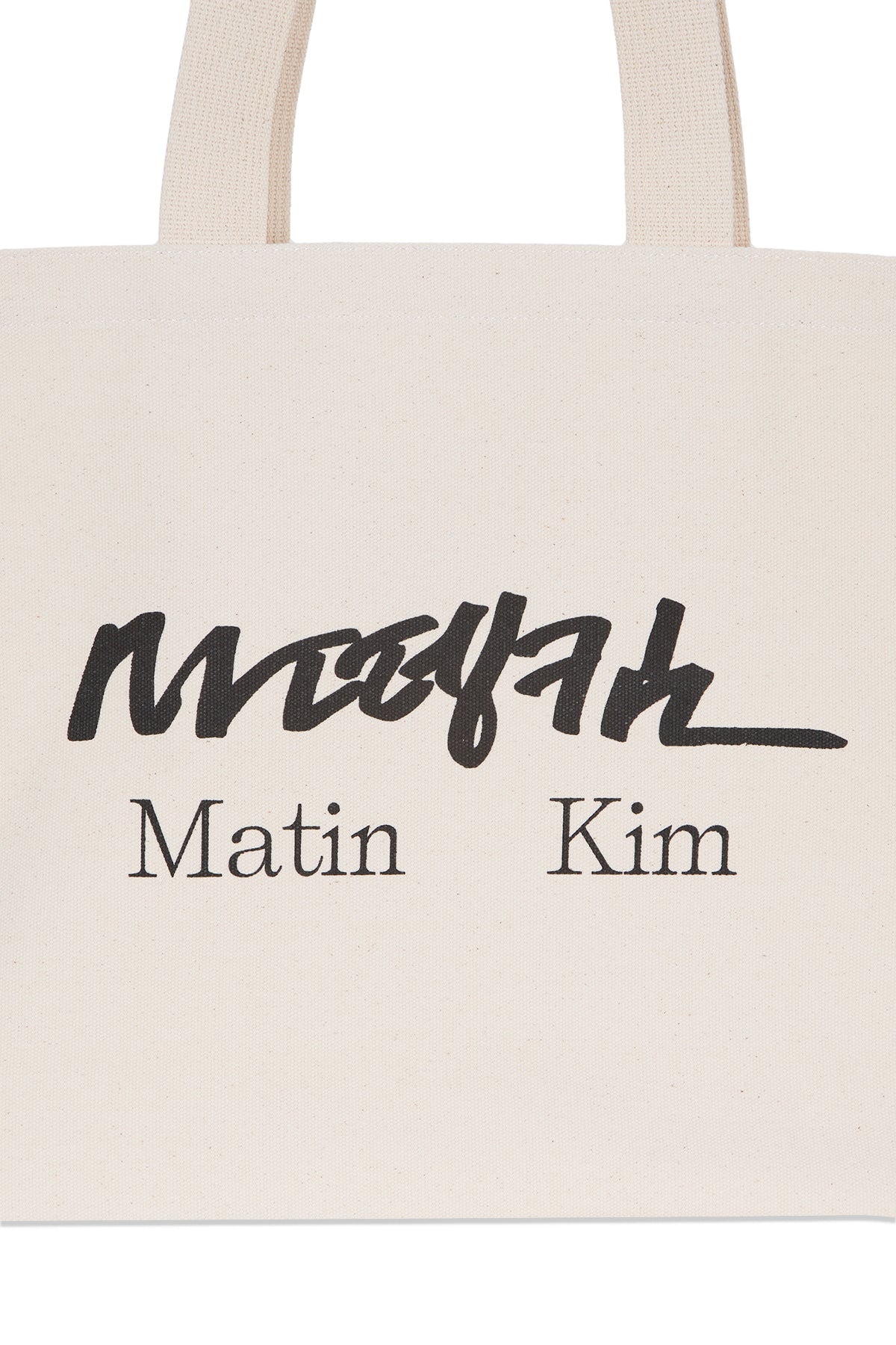 [matinkim] APEC HANGEUL LOGO ECOBAG IN IVORY