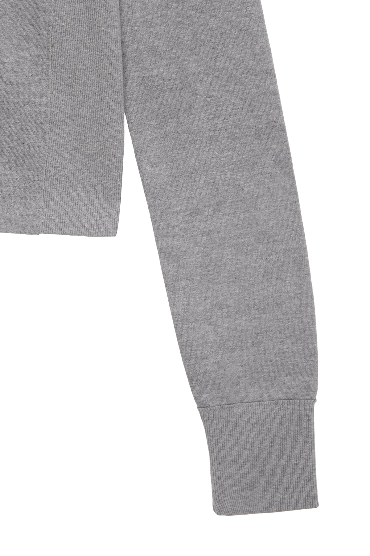 [matinkim] RIB POINT JERSEY CARDIGAN IN GREY