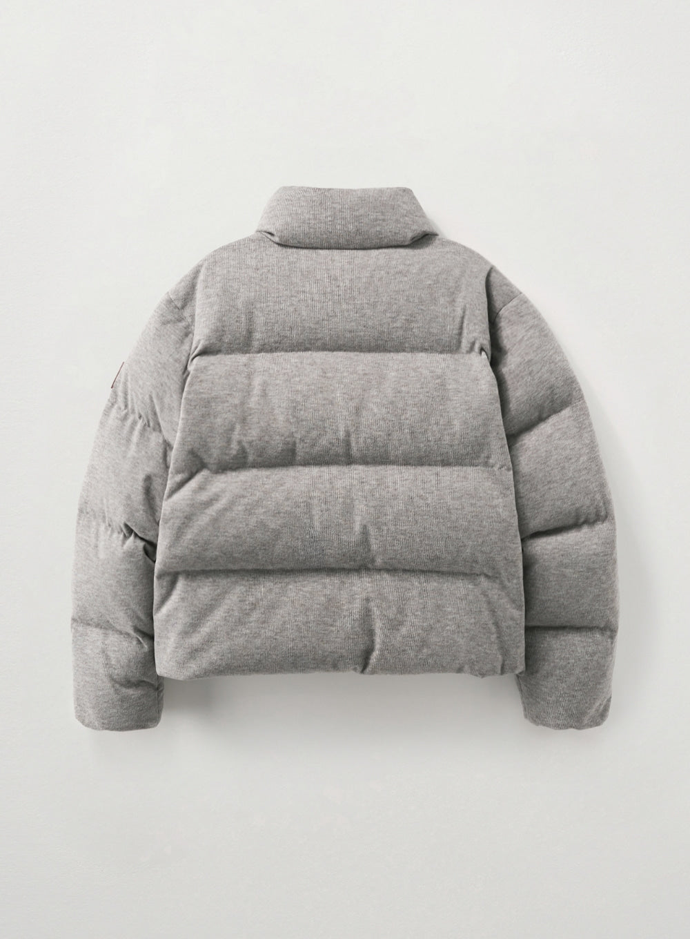 [satur] (W) Knit Puffer Duck Down Padding - Gray