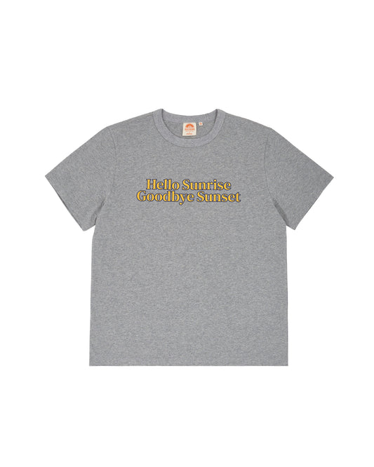 HS Classic Typo Logo Tee_Heather Gray