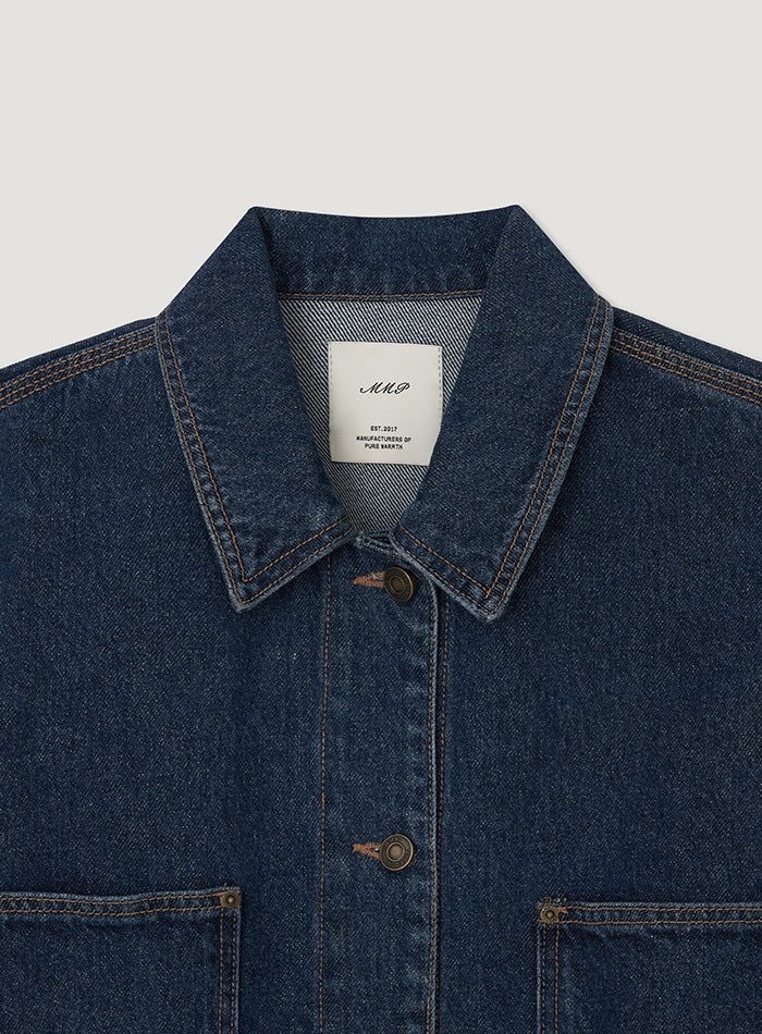 Mango Maniplease Selk Denim Jacket Denim