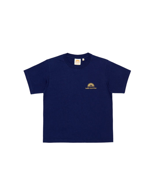 HS Domain Baby Tee (W)_Navy