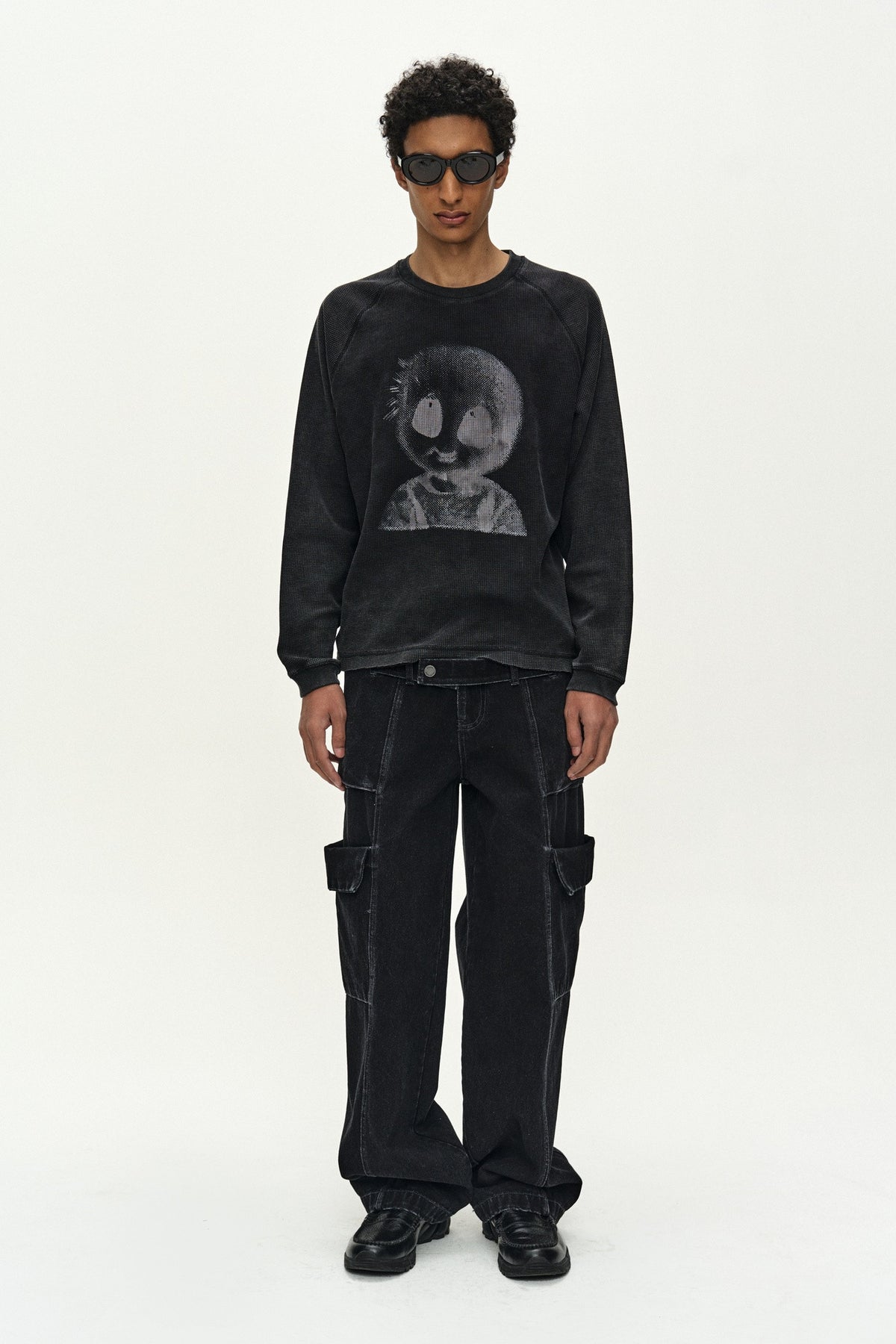Andersson Bell Unisex Alien Machinery Waffle Long Sleeve T-Shirt