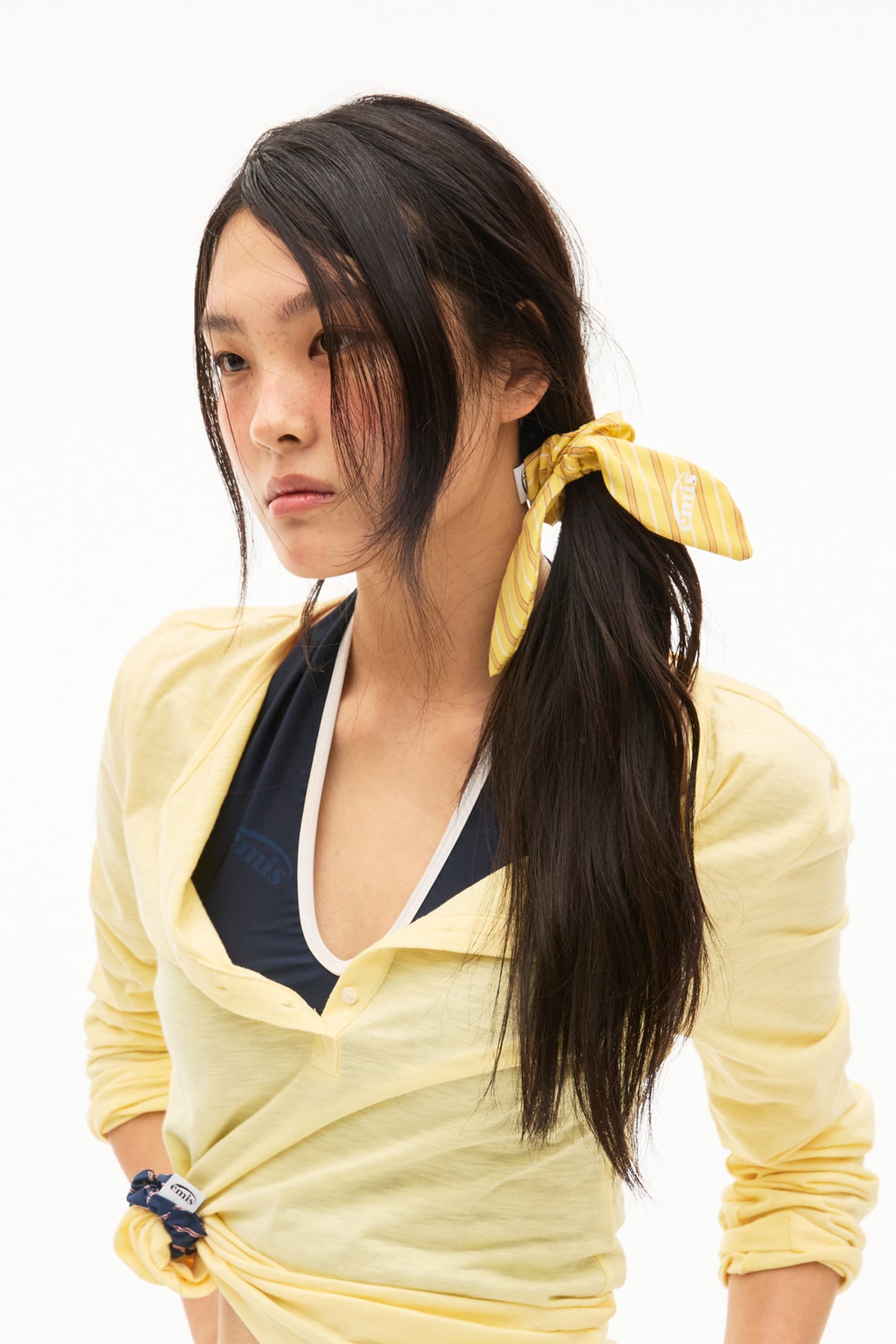 Emis Stripe Scrunchie Bundle (YE/PK/BU)
