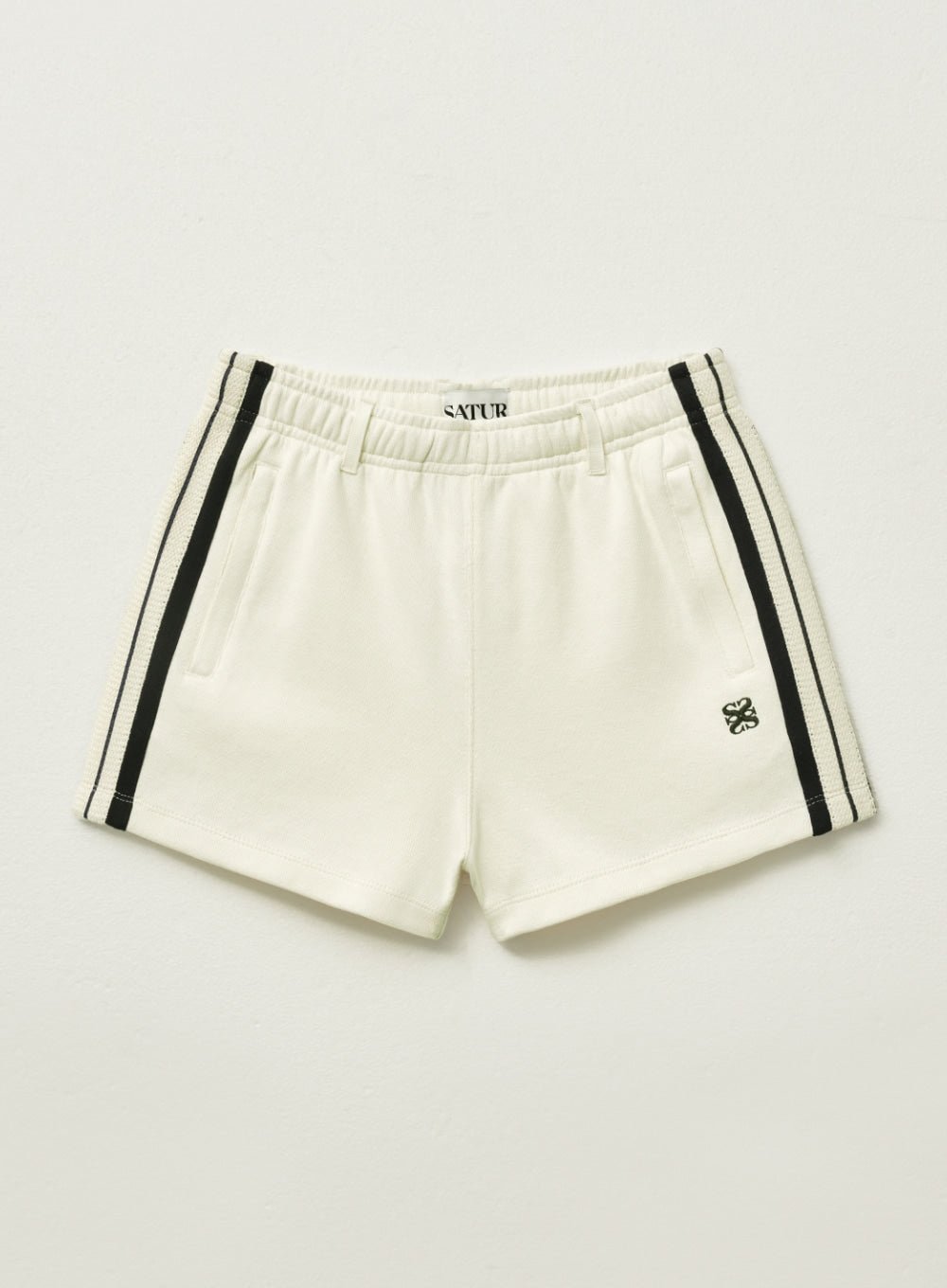 [satur] (W) Lawton All Day Track Shorts - Art Black