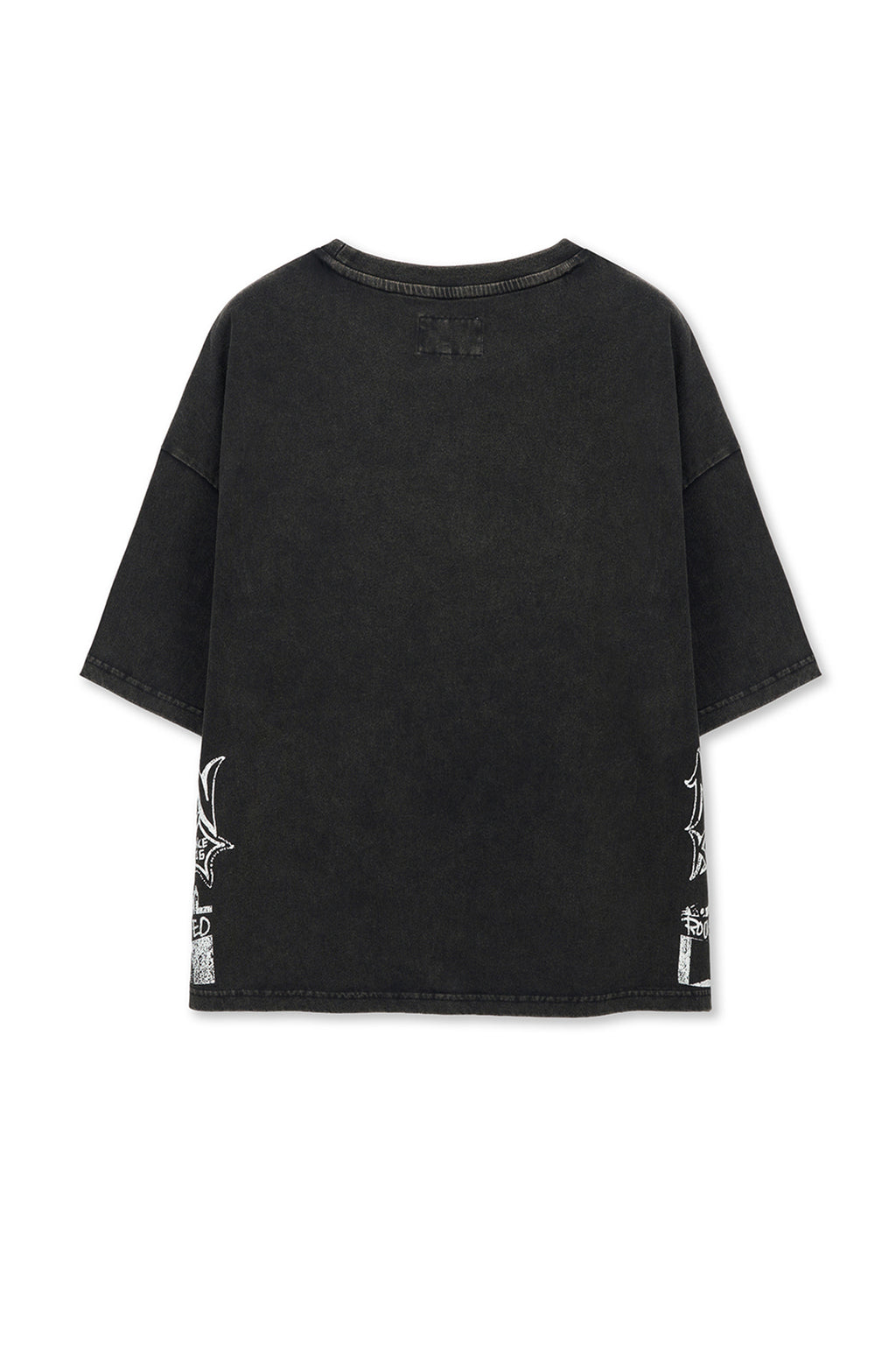 Matinkim Vintage Graffiti Artwork Top IN Black