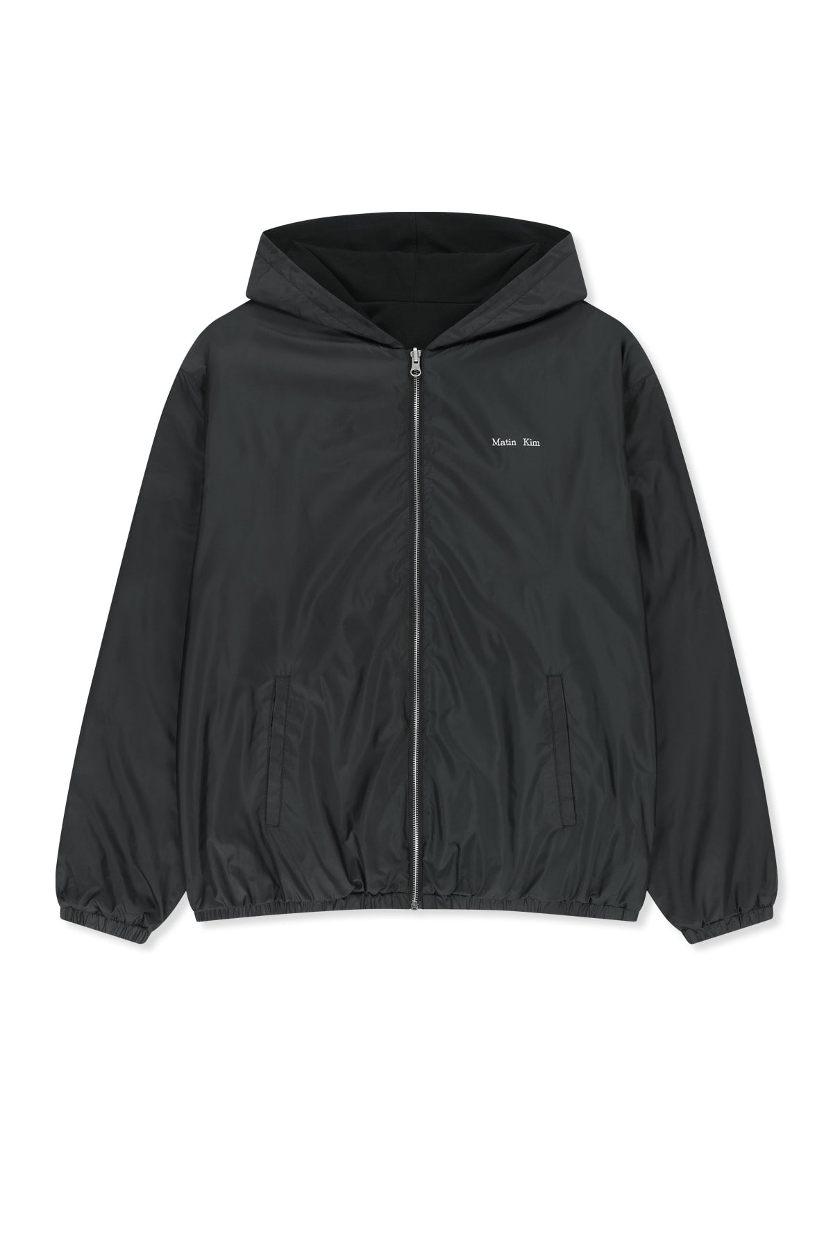 Matinkim Double Face Hoody Zip UP IN Black