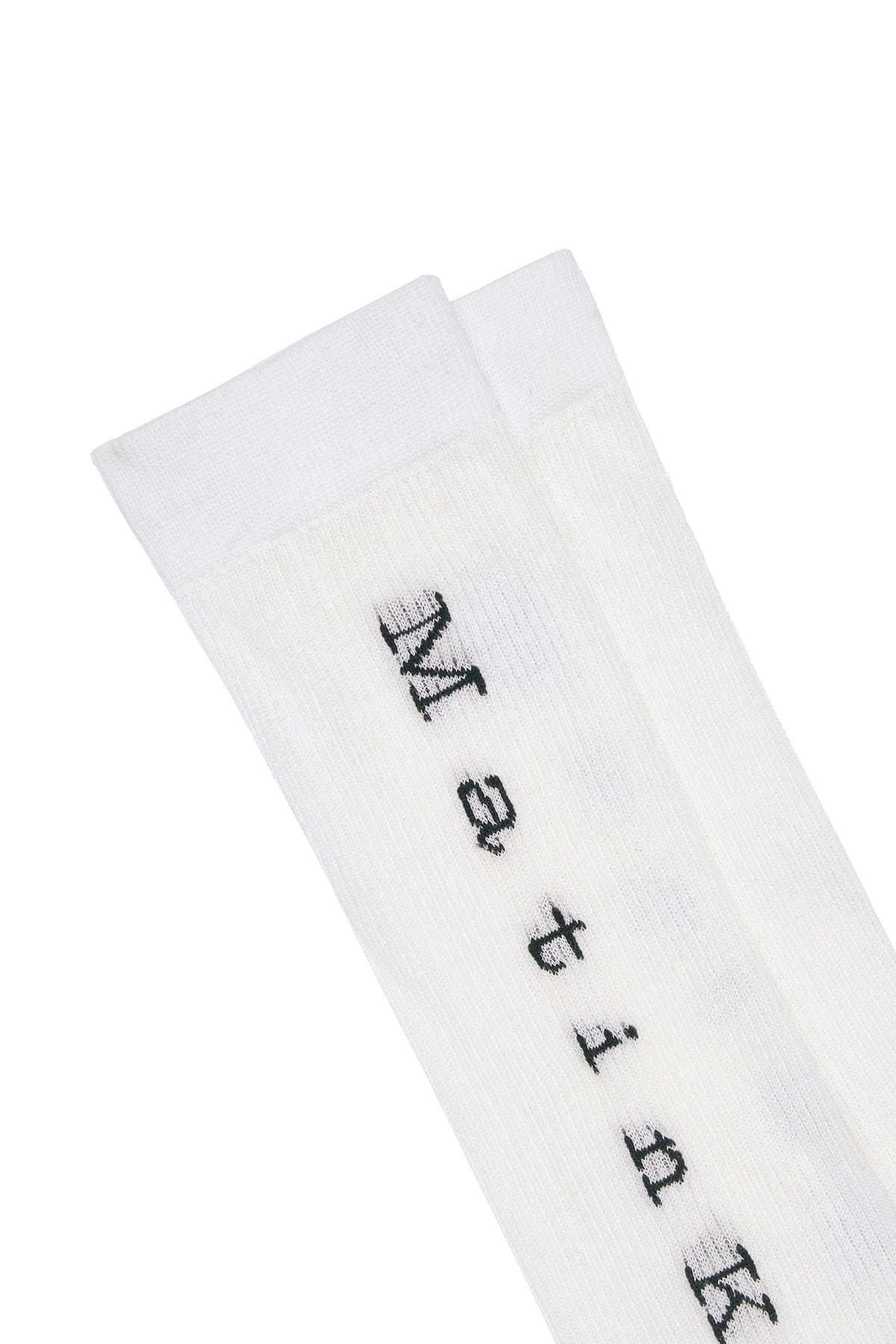 [matinkim] Matin Jacquard Light Socks IN White