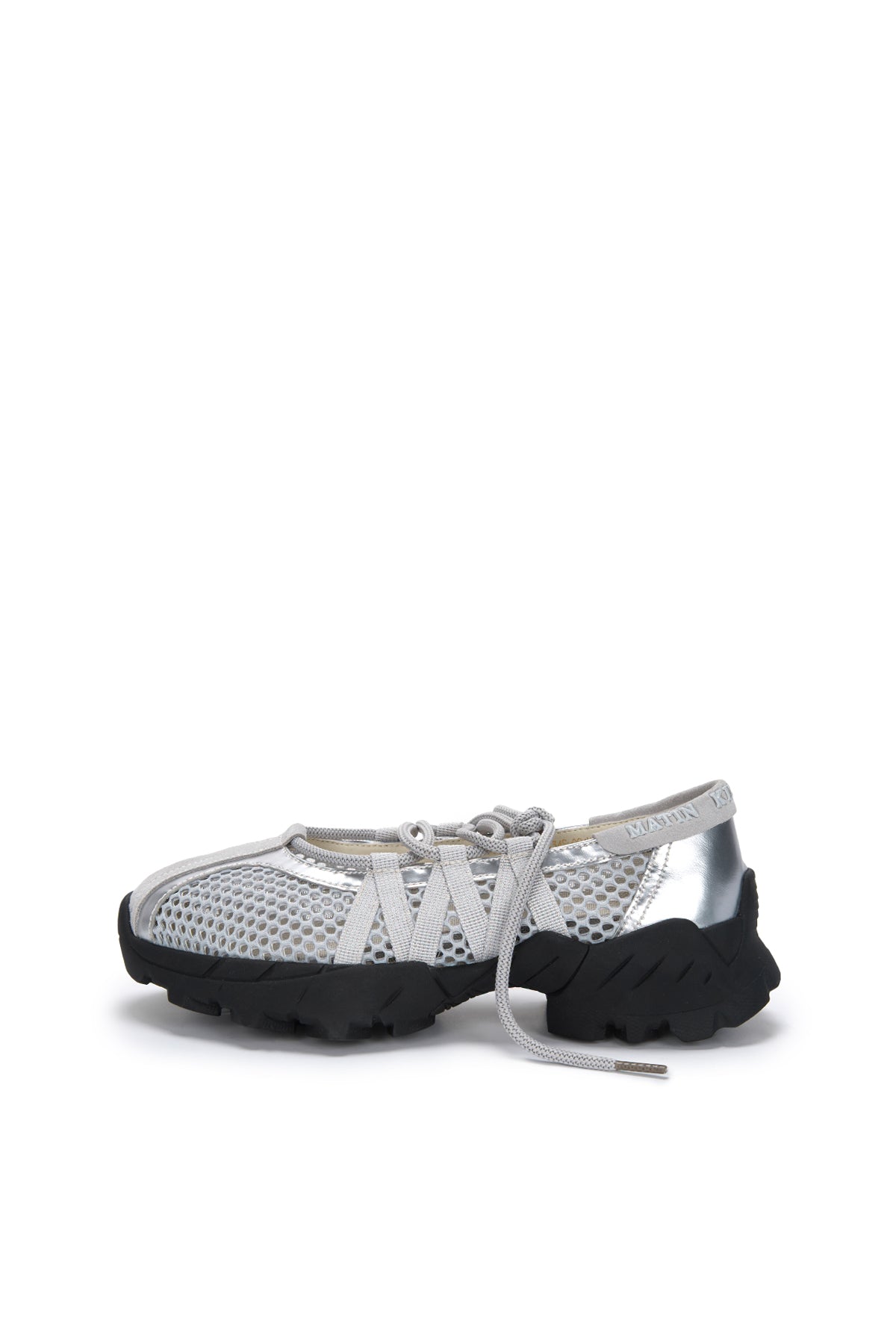 Matinkim Mesh Ballet Sneakers IN Silver