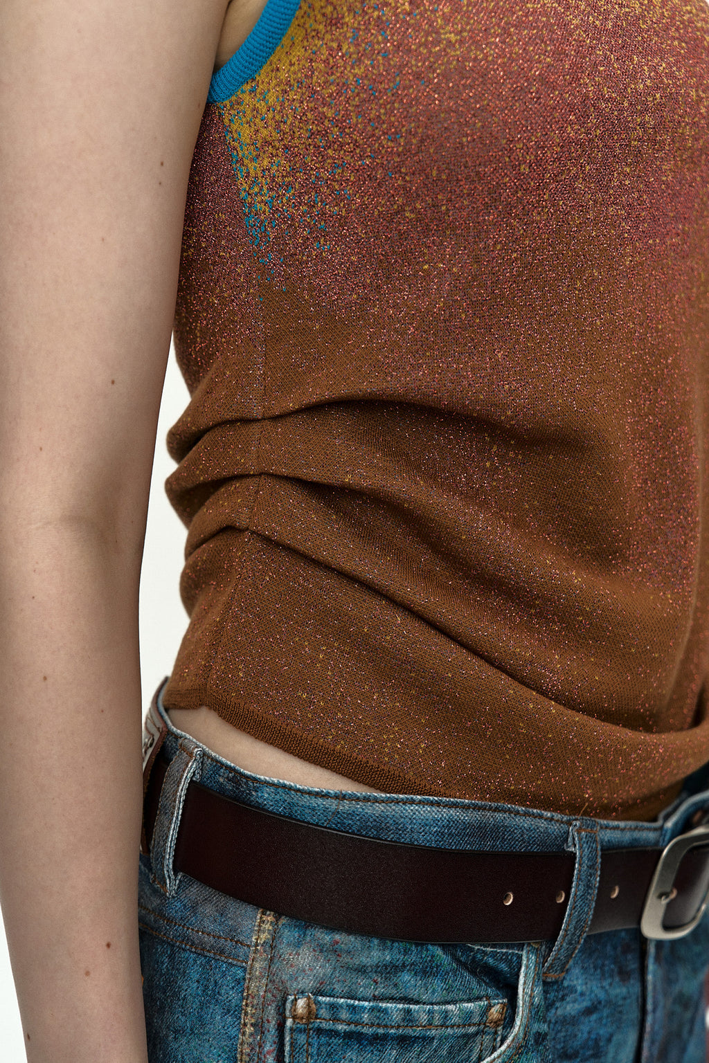 Andersson Bell Airbrush Asym Tank Top