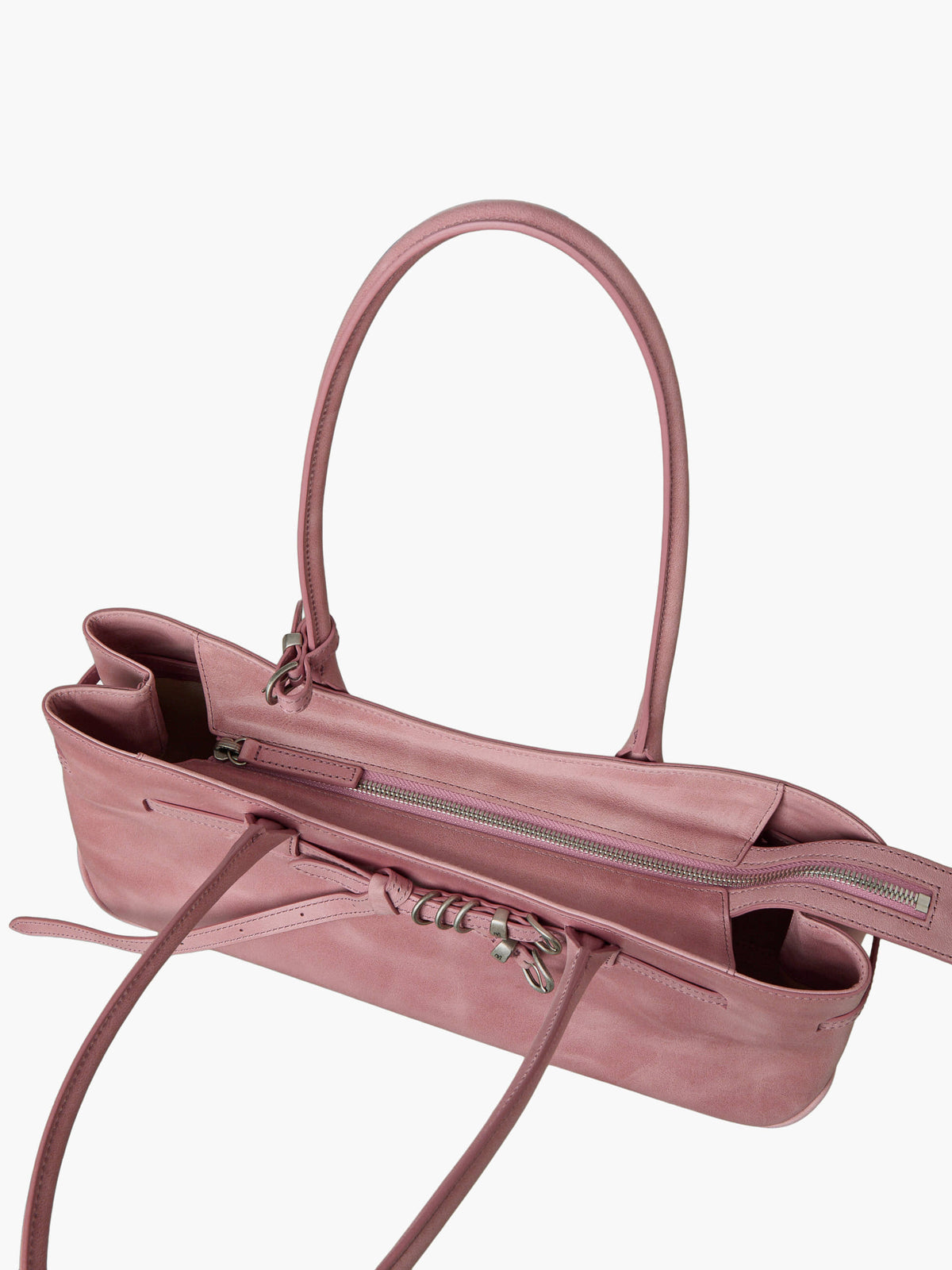 Margesherwood Grandma Used Shoulder Bag tea rose pull-up