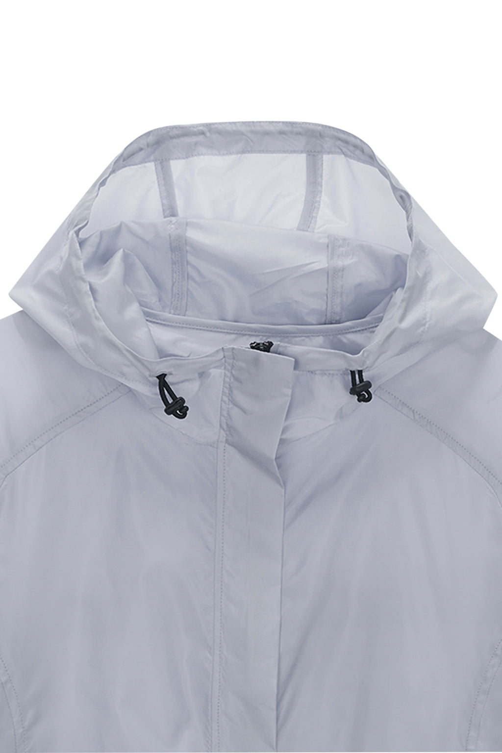 [matinkim] LIGHT HOODY WINDBREAKER FOR WOMEN IN BLUE