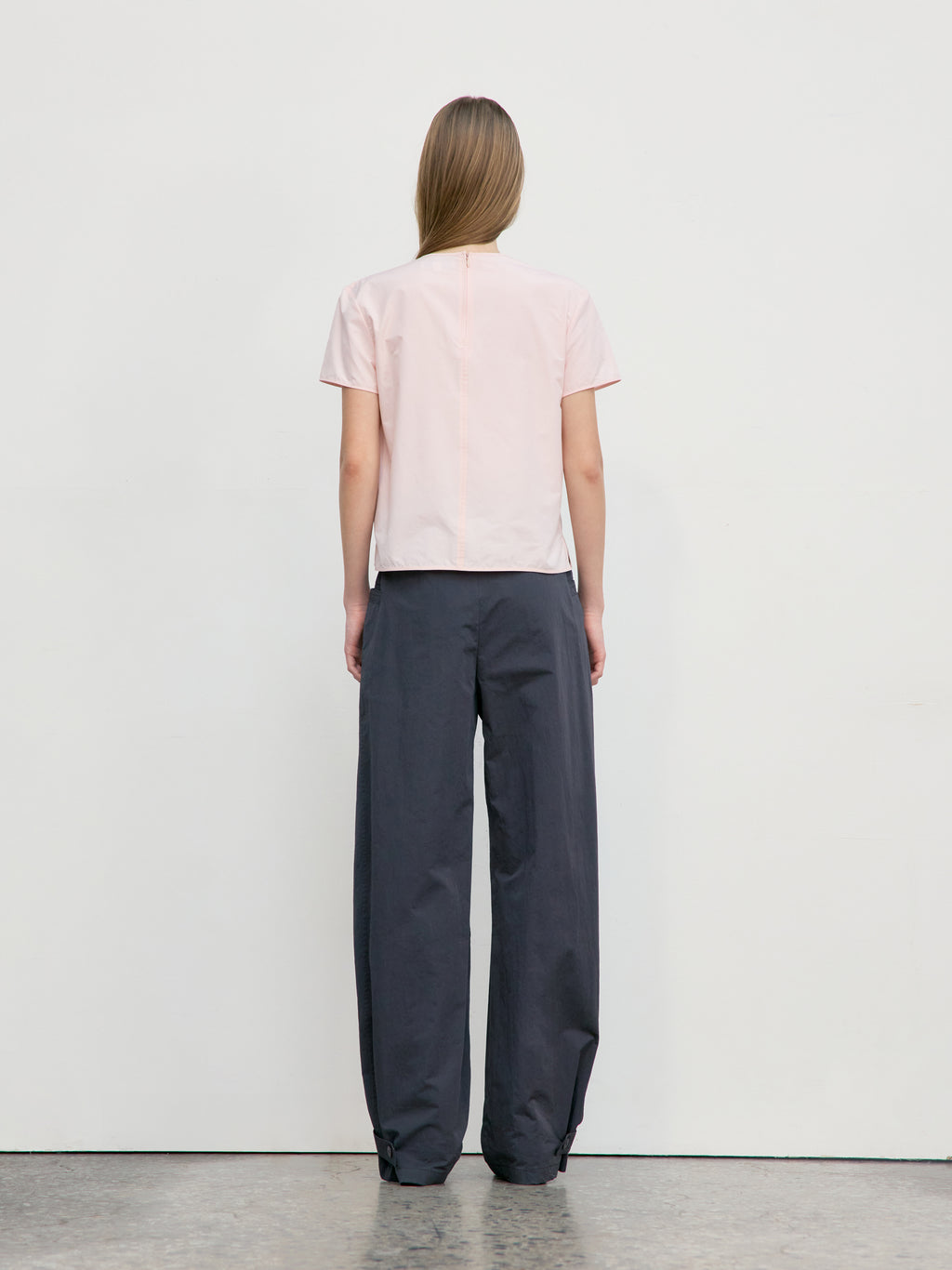 Low Classic Double Belt Point Pants Charcoal