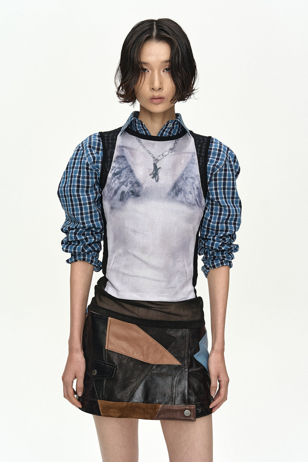 Andersson Bell Wet-Printed Sleeveless T- Shirt