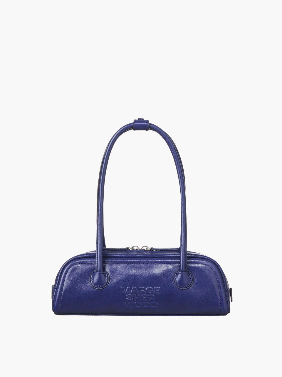 Margesherwood Soft Boston EW Mini royal blue glossy plain