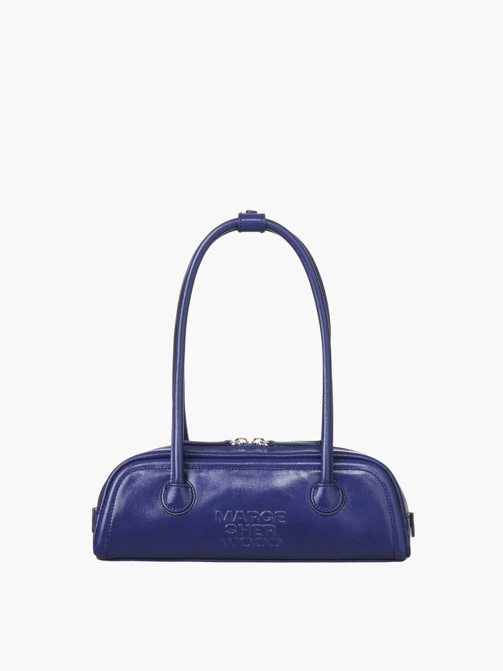 Margesherwood Soft Boston EW Mini royal blue glossy plain