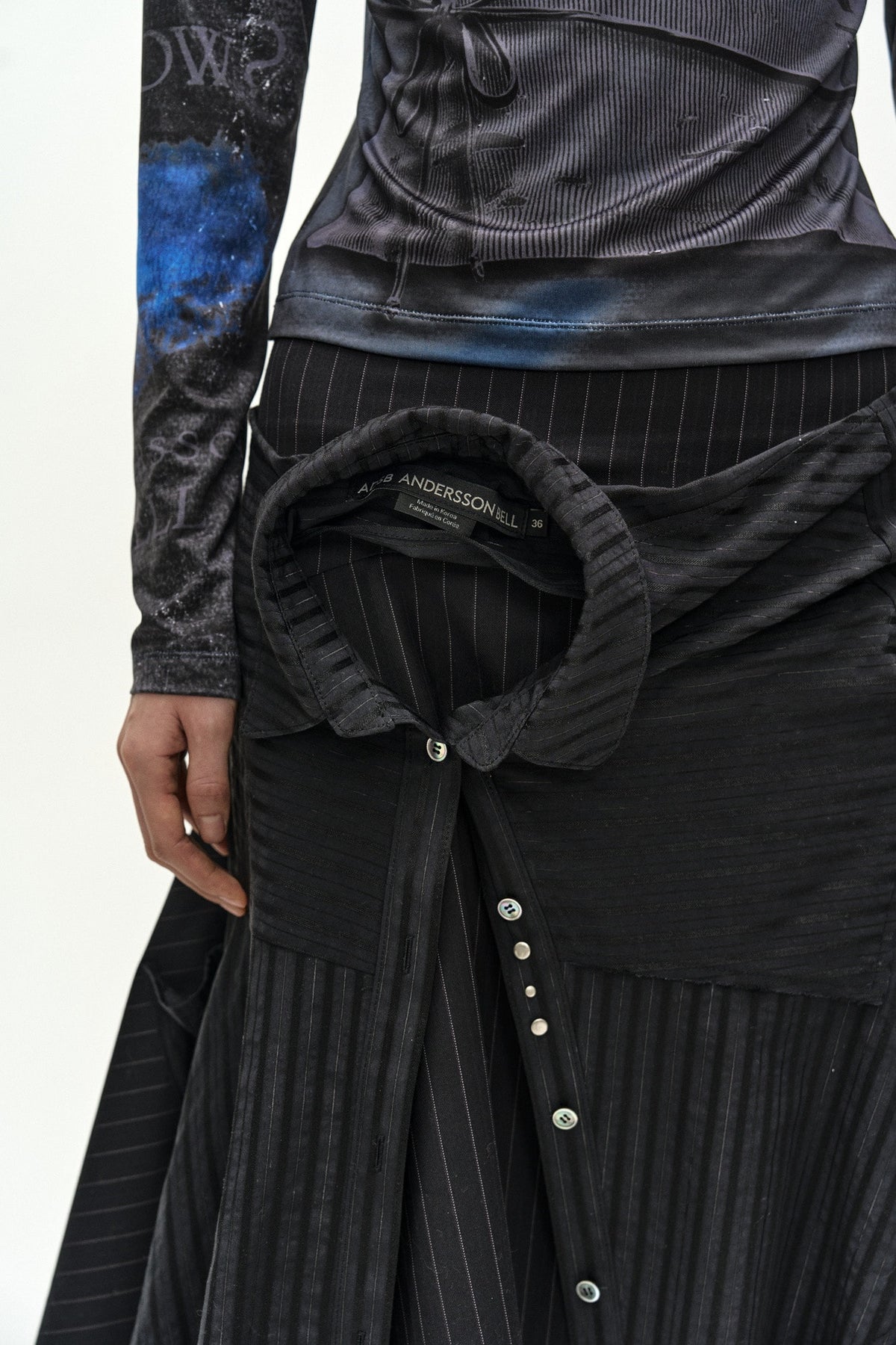 Andersson Bell Sue Wrapped Shirt Asymmetric Skirt