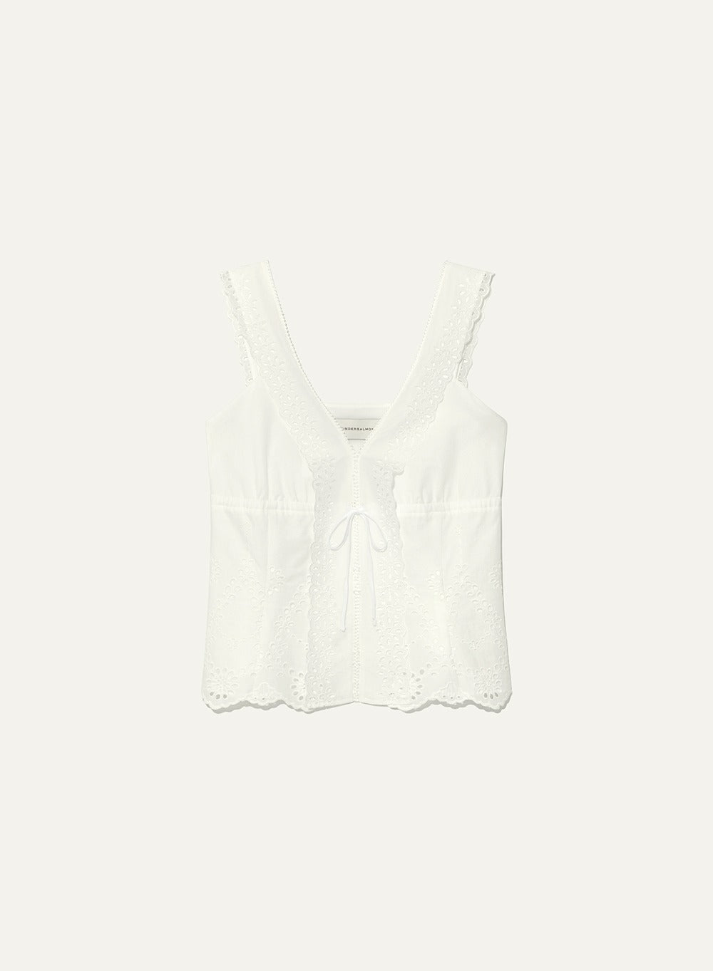 Kindersalmon Claire Lace Sea Blouse White