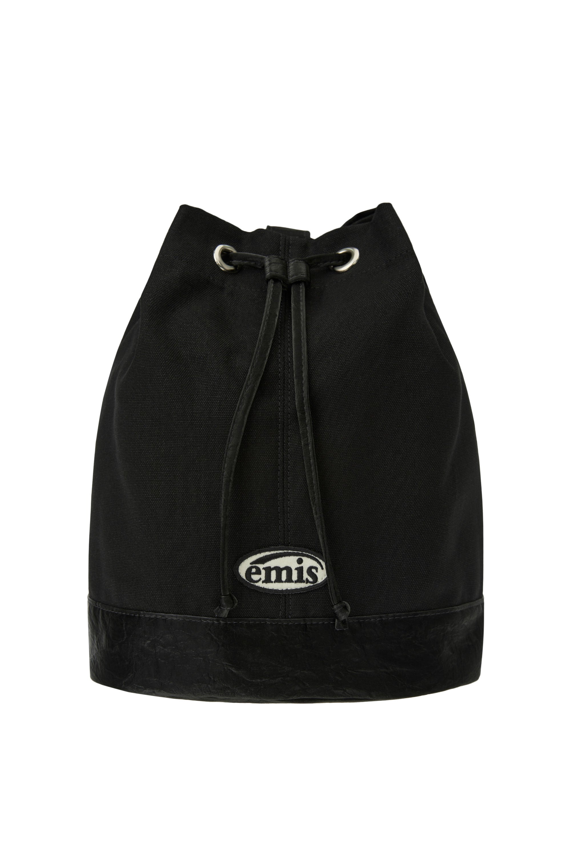 CANVAS MARINE BAG-ALL BLACK