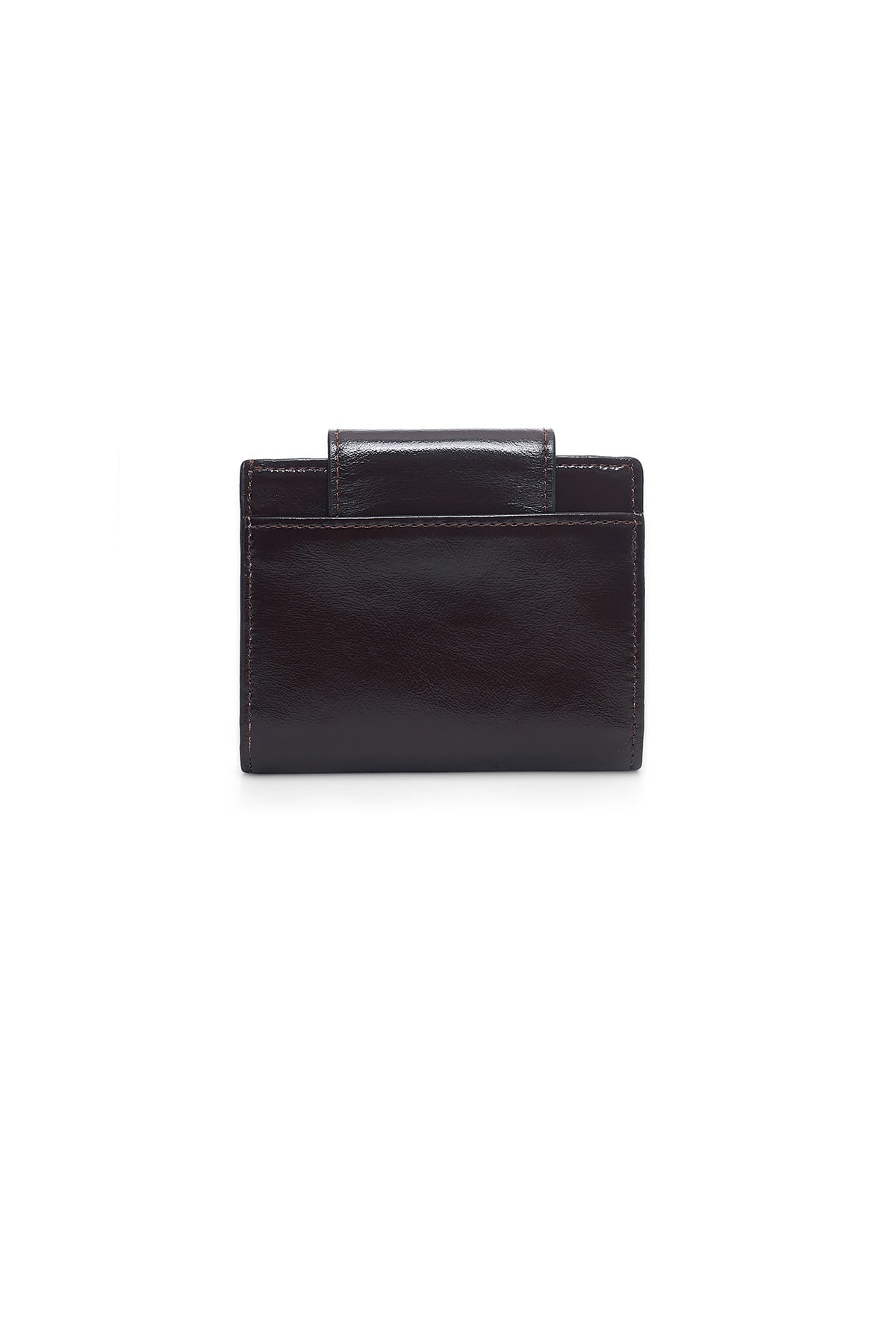 Matinkim Matin Arch Ring Flap Wallet IN Dark Brown