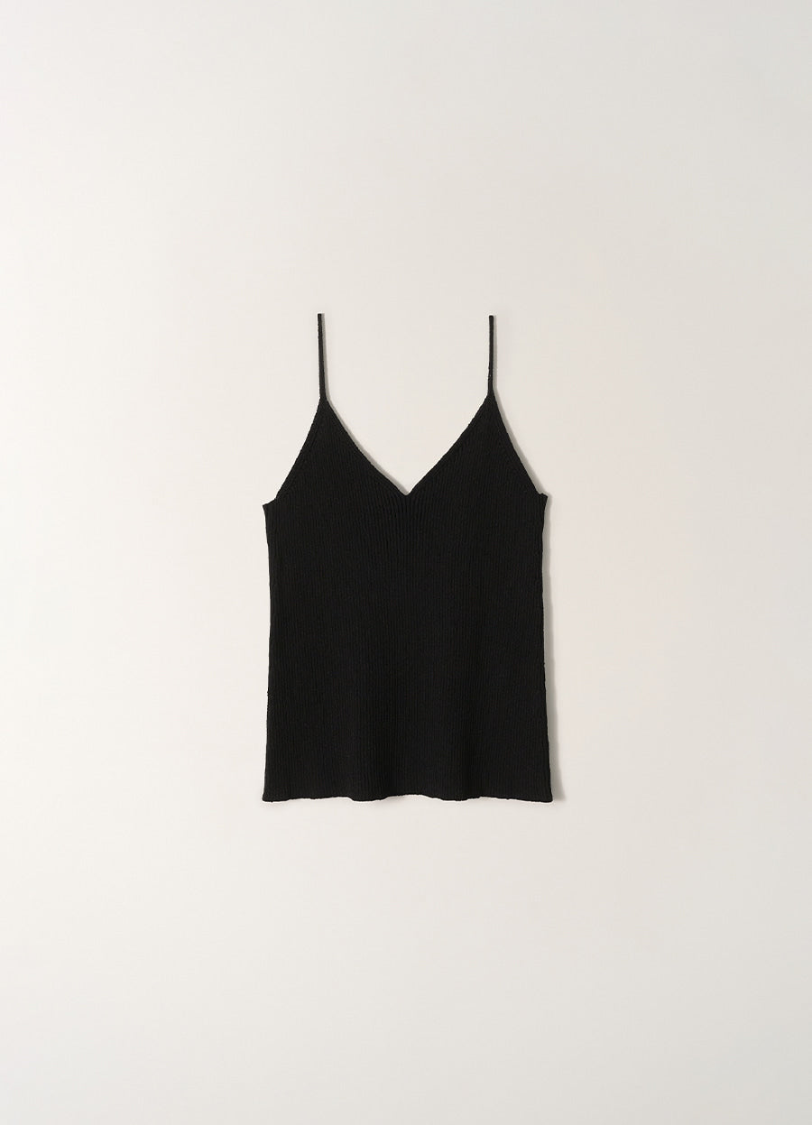 Nothing Written Esme rib-knitted cami (Black)