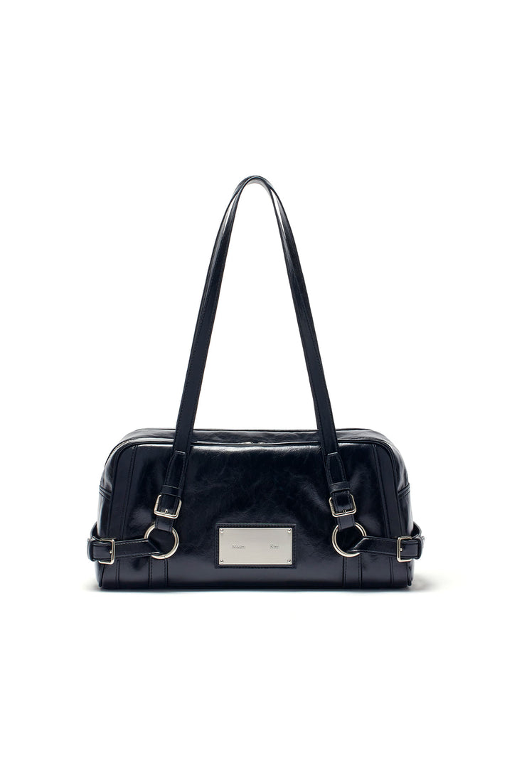 Matinkim Biker Detail Medium Shoulder Bag IN Black