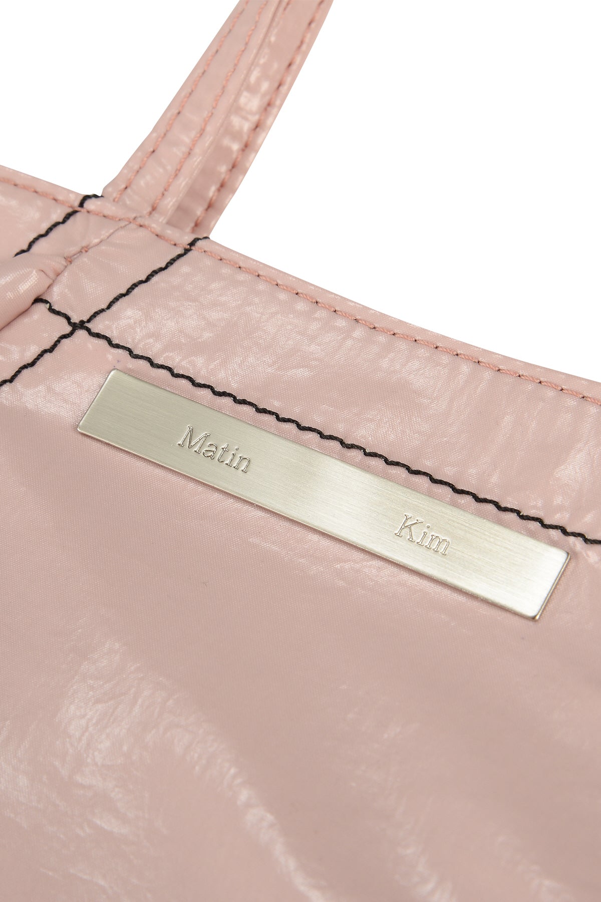 [matinkim] MINI COATING TOTE BAG IN PINK