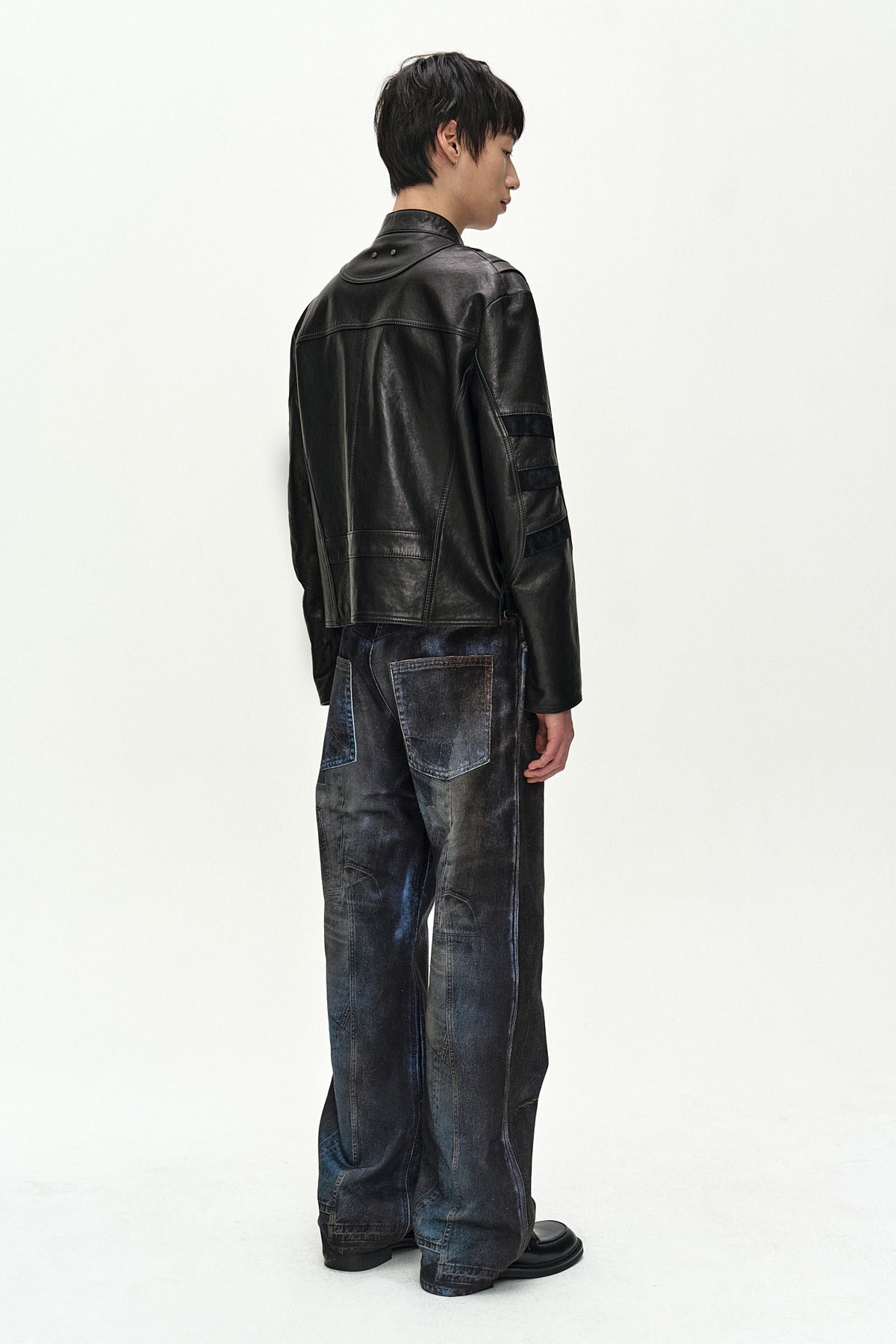 Andersson Bell Unisex Illusion Patchwork Trompe L'Oeil Jeans