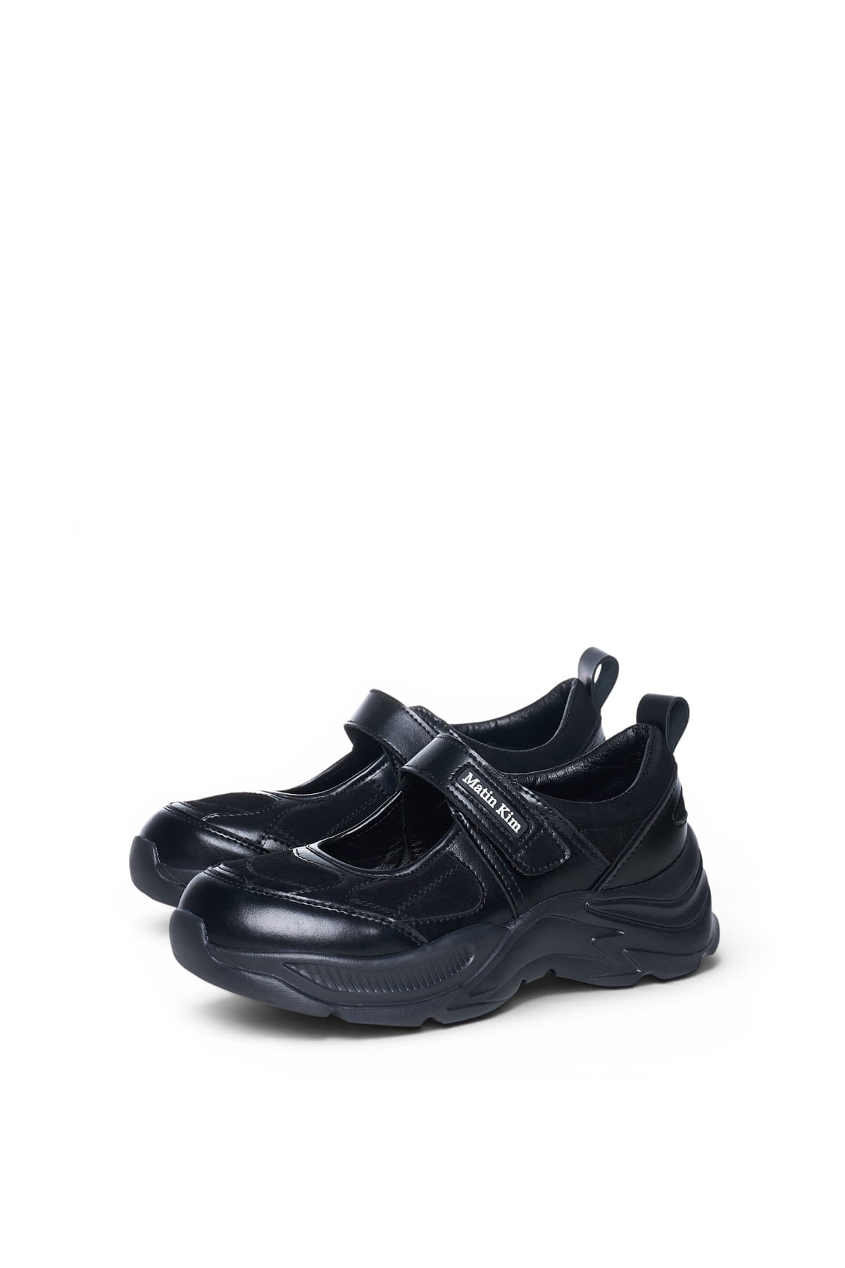 Matinkim Chunky Velcro Maryjane Sneakers IN Black