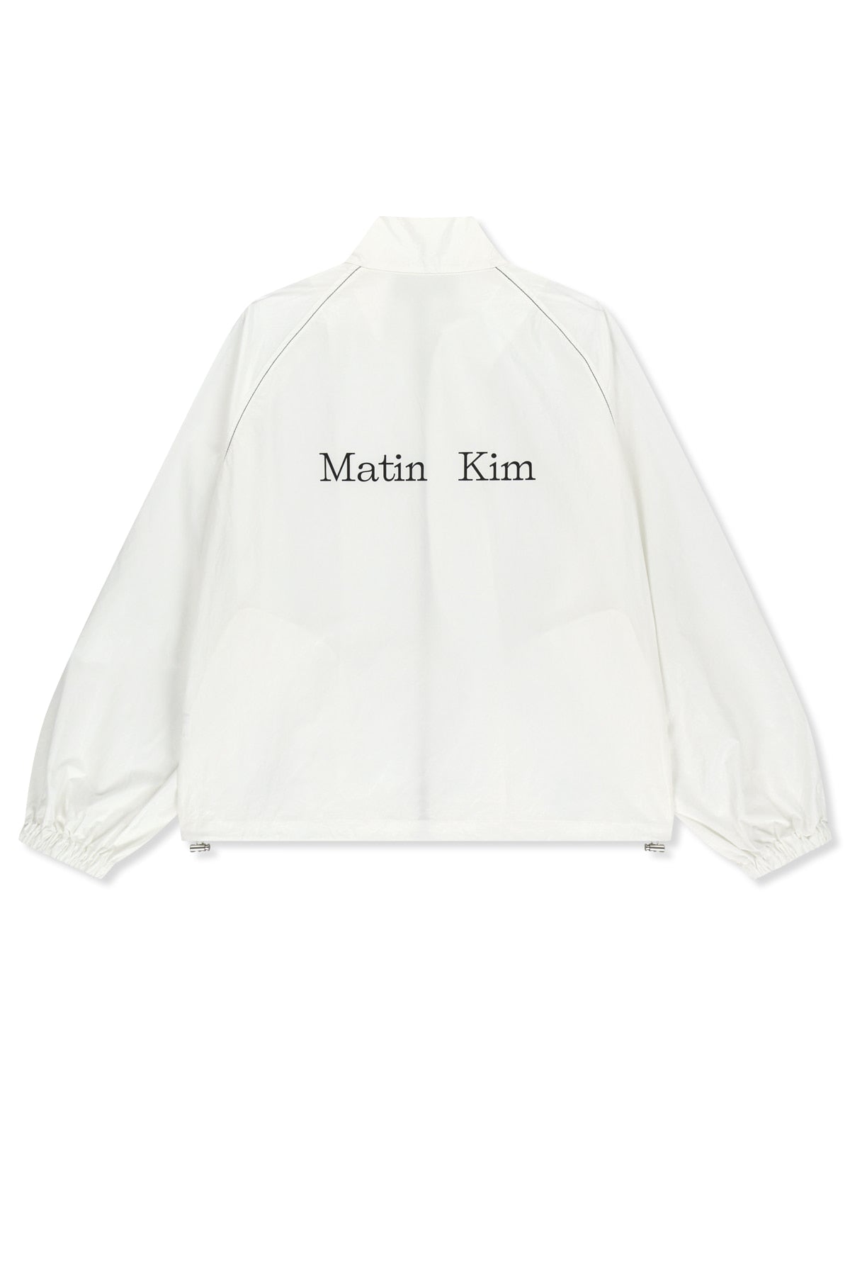 Matinkim Matin Kim Logo Coating Jumper IN White