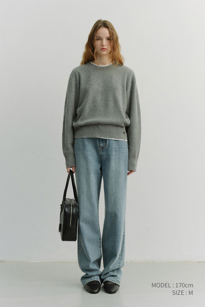 Dunst 90S Wide Leg New Jeans Light Blue