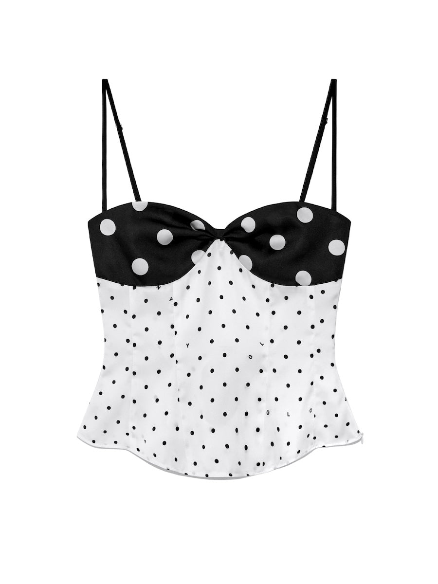 GLOWNY Carlson Cami Top (White)