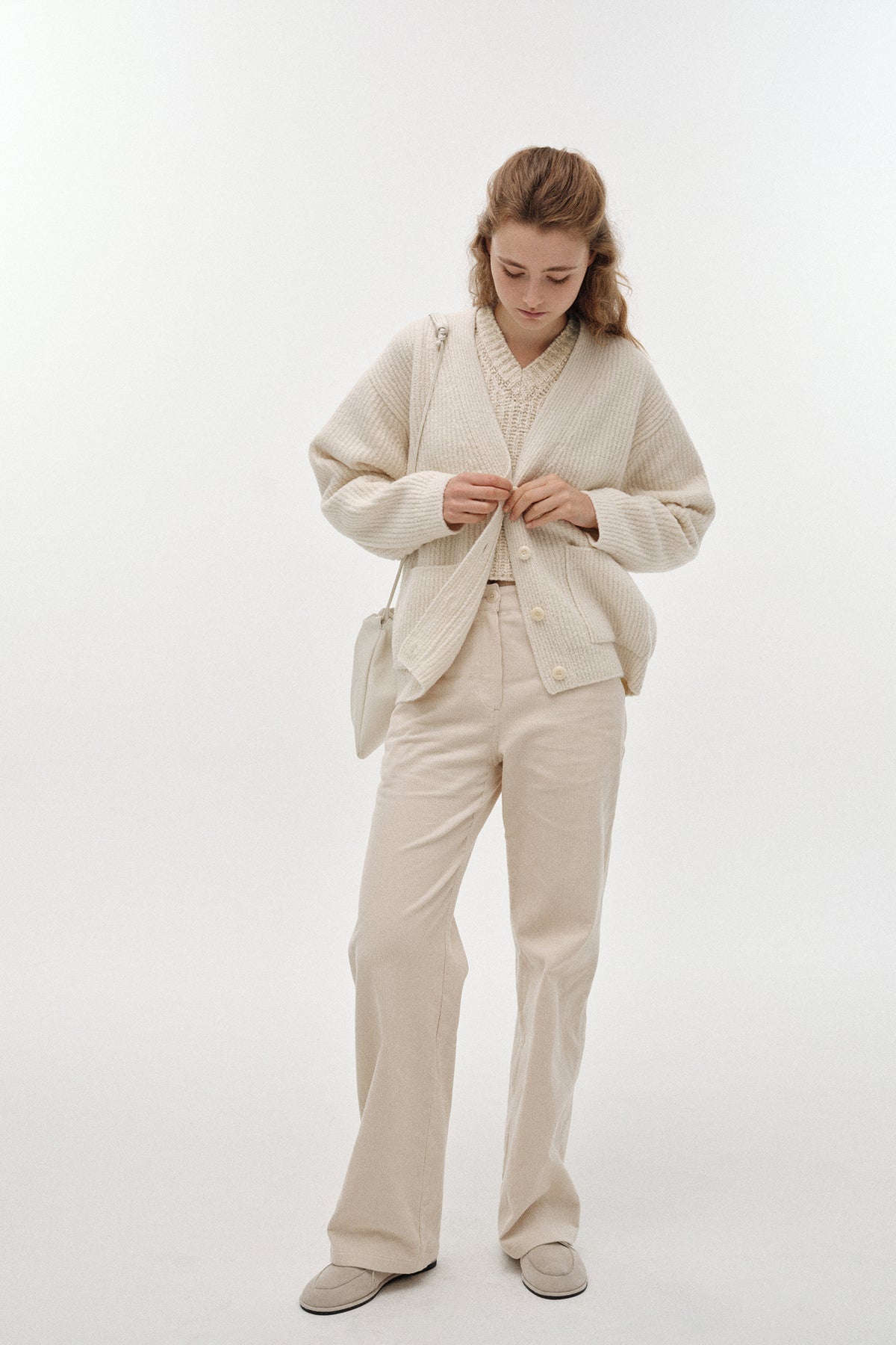 Nothing Written Garine wool vest (Ivory)