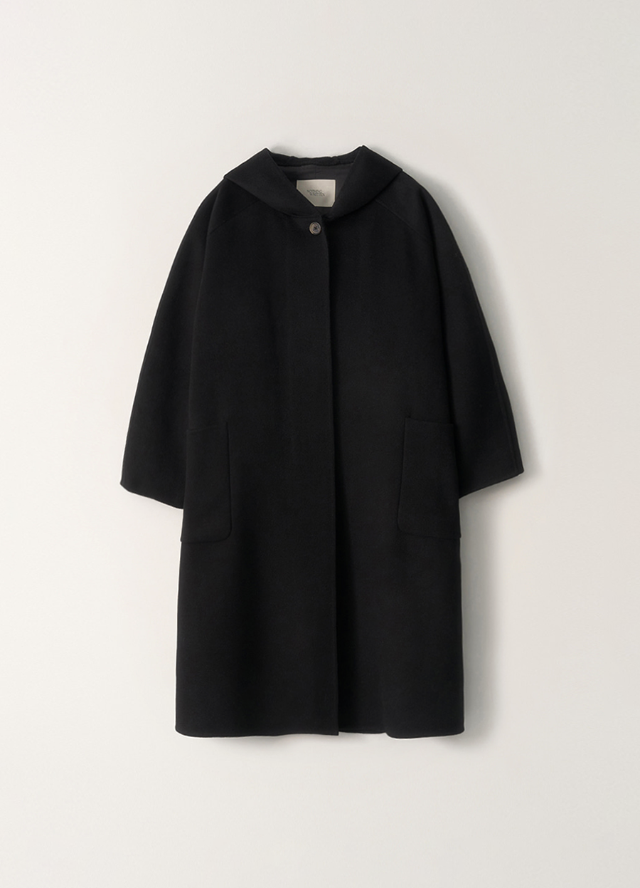 Nothing Written Keiko hoodie coat (Black)