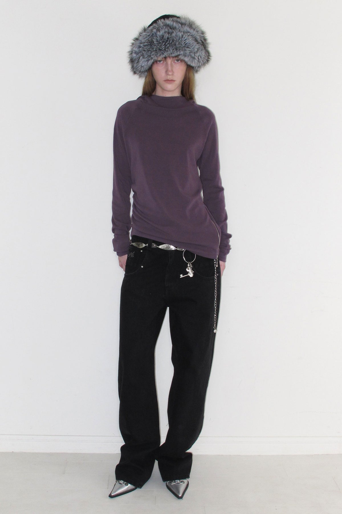 Instantfunk Big Pocket Loose Fit Denim - Black
