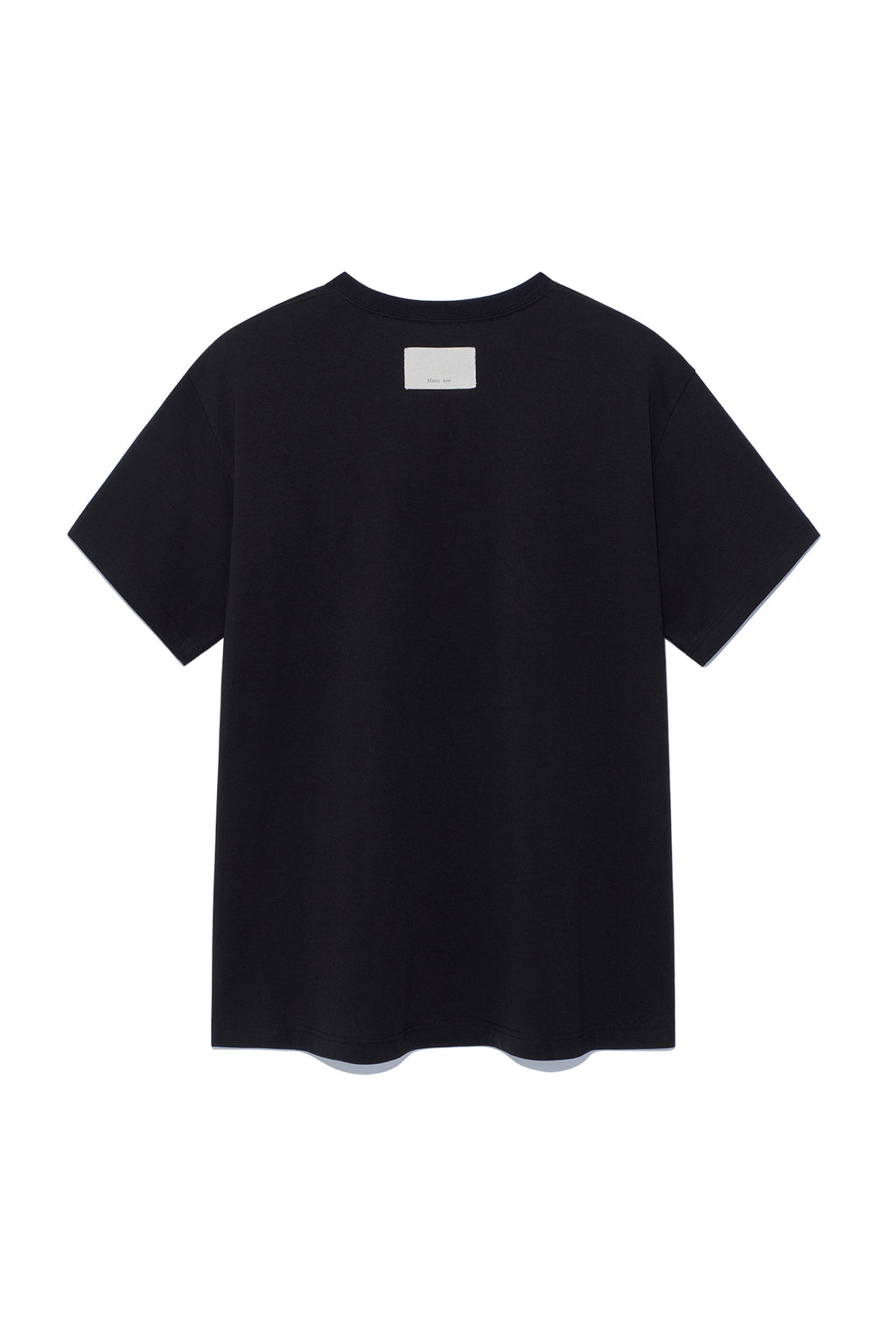 [matinkim] MINIMAL ARCH LOGO TOP FOR MEN IN BLACK