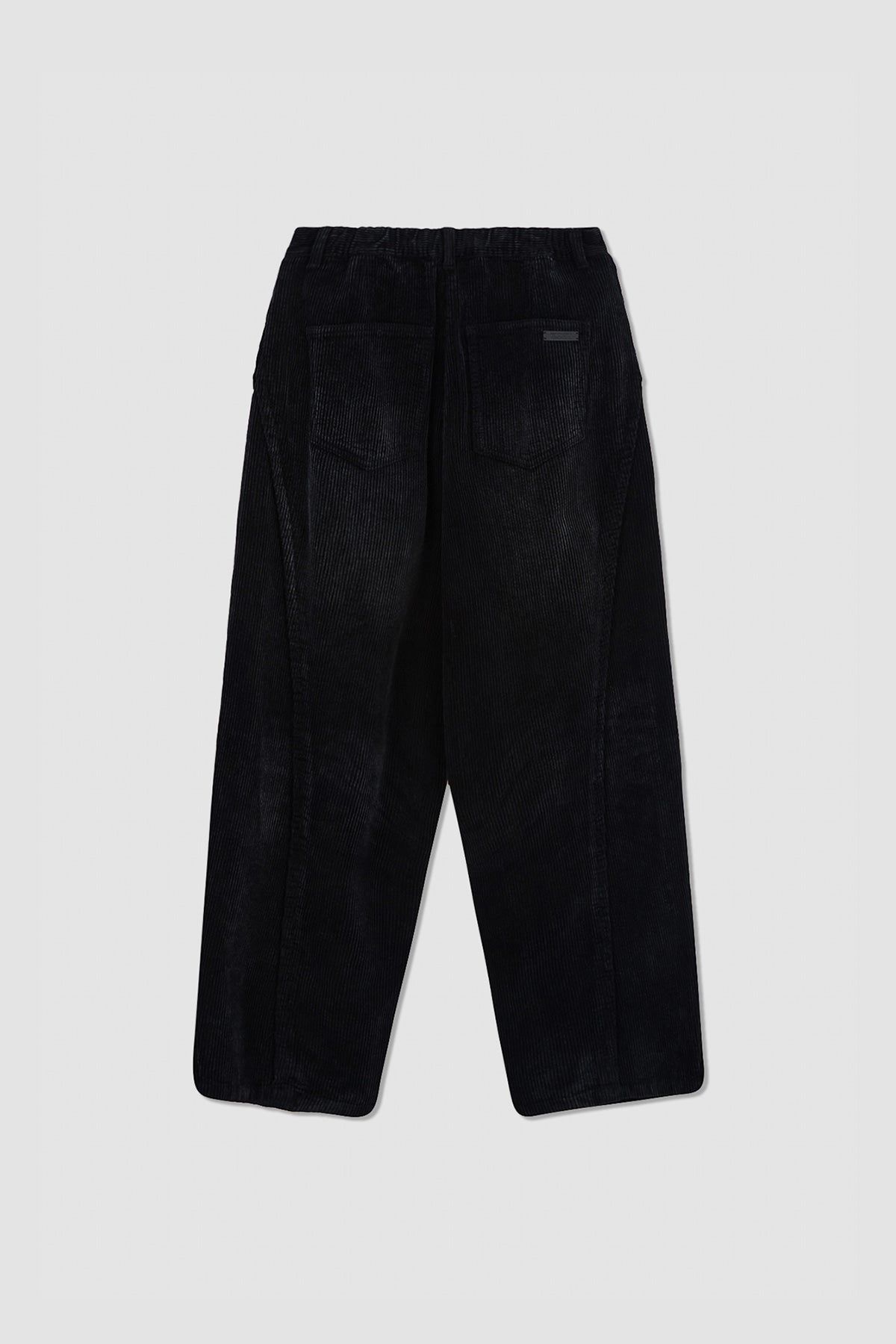 Matinkim Washed Corduroy Volume Pants IN Black