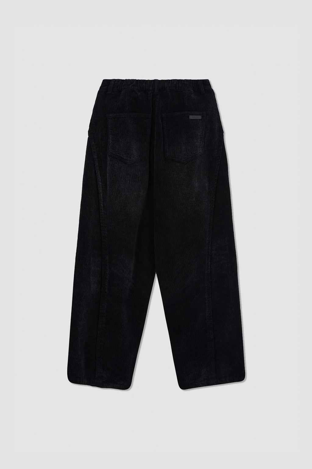 Matinkim Washed Corduroy Volume Pants IN Black