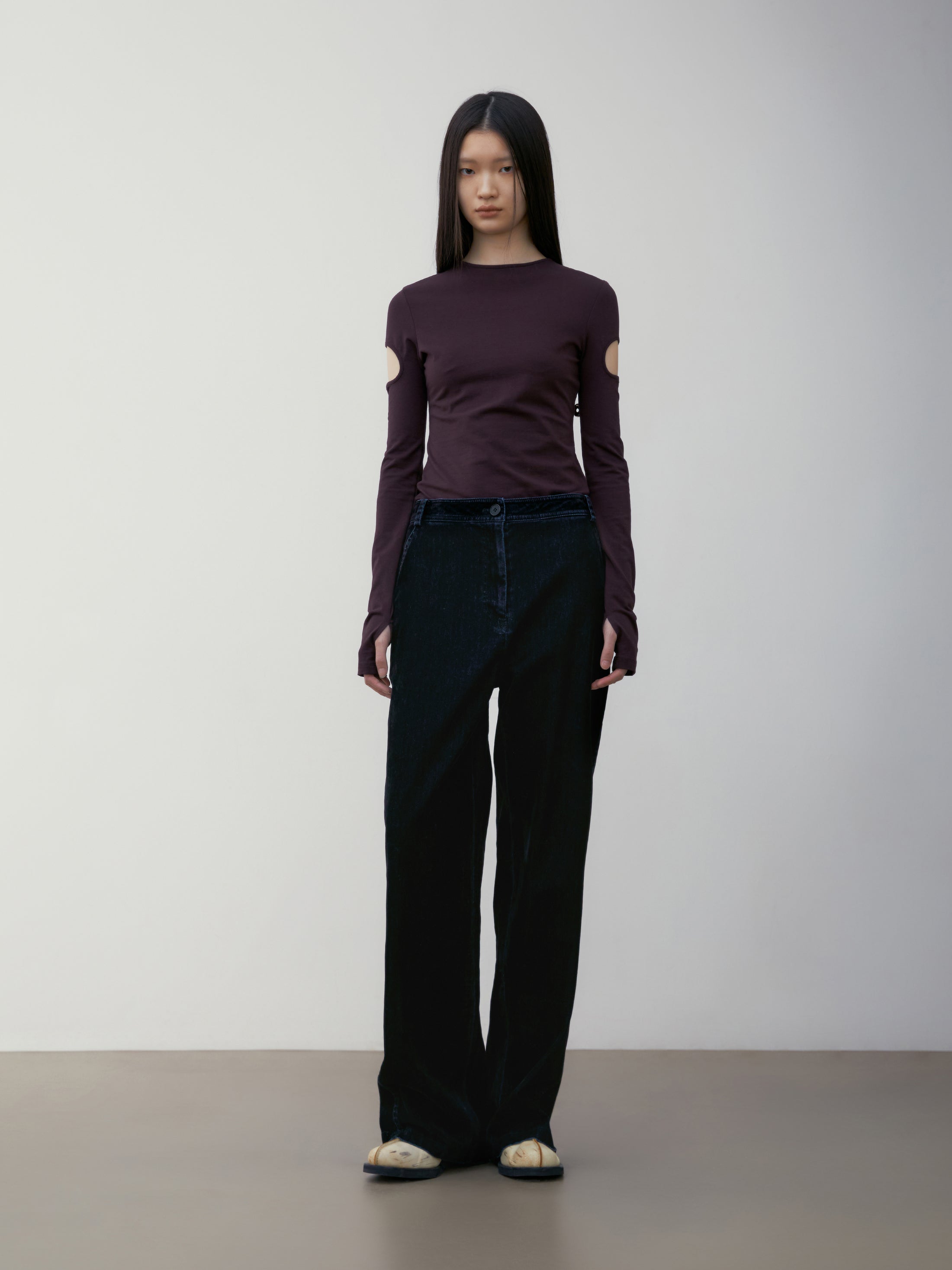 [low_classic] SLEEVE HOLE T-SHIRT
PURPLE