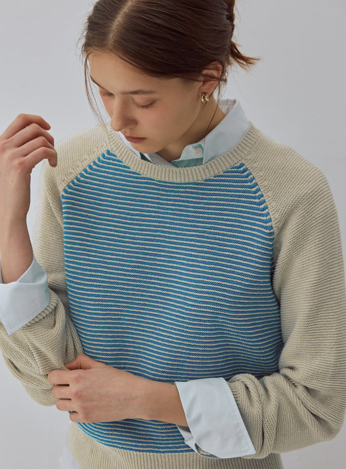 Mango Maniplease Novan Stripe Knit
